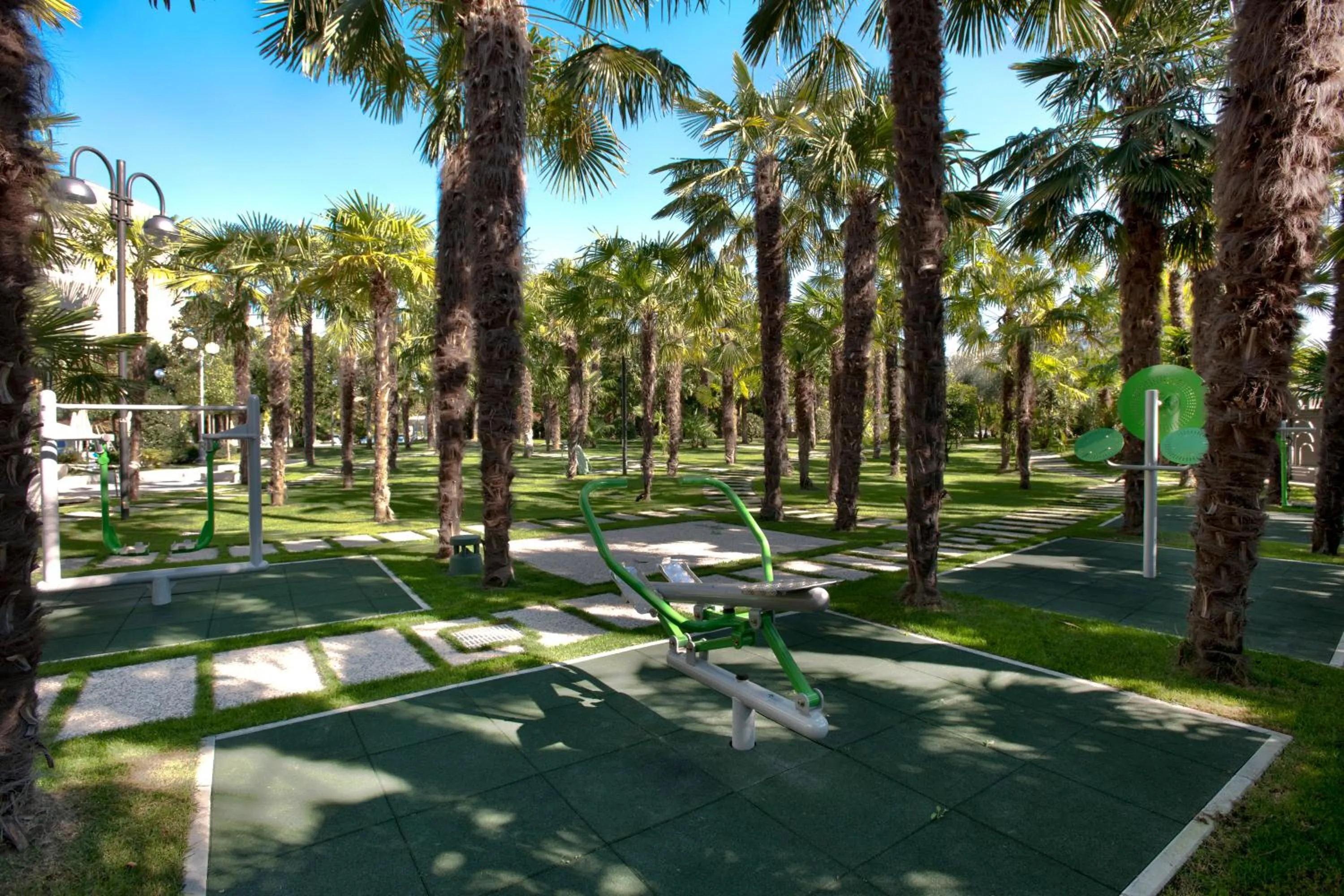 Garden in Grand Hotel Trieste & Victoria