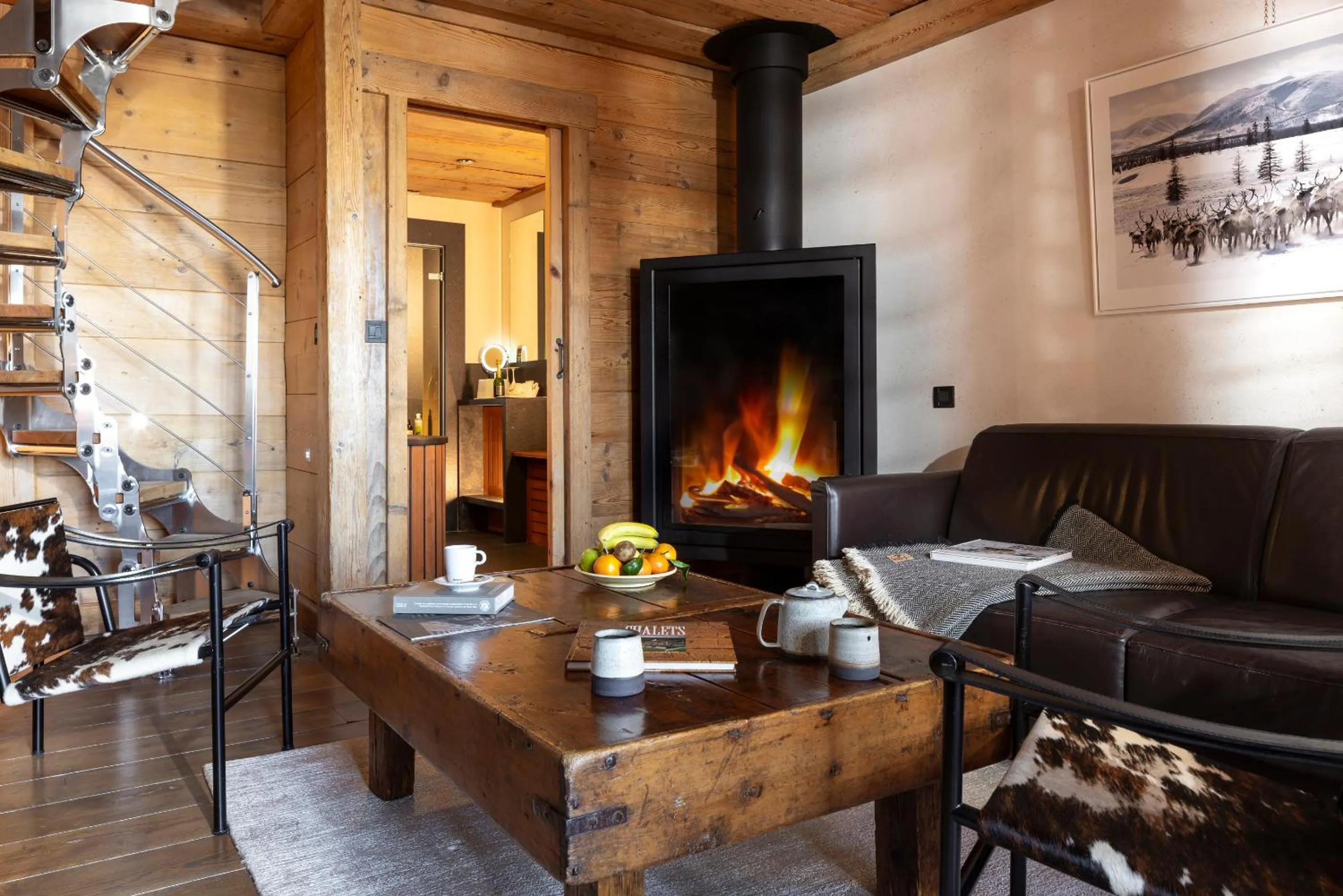 Living room in Hôtel Les Servages d'Armelle