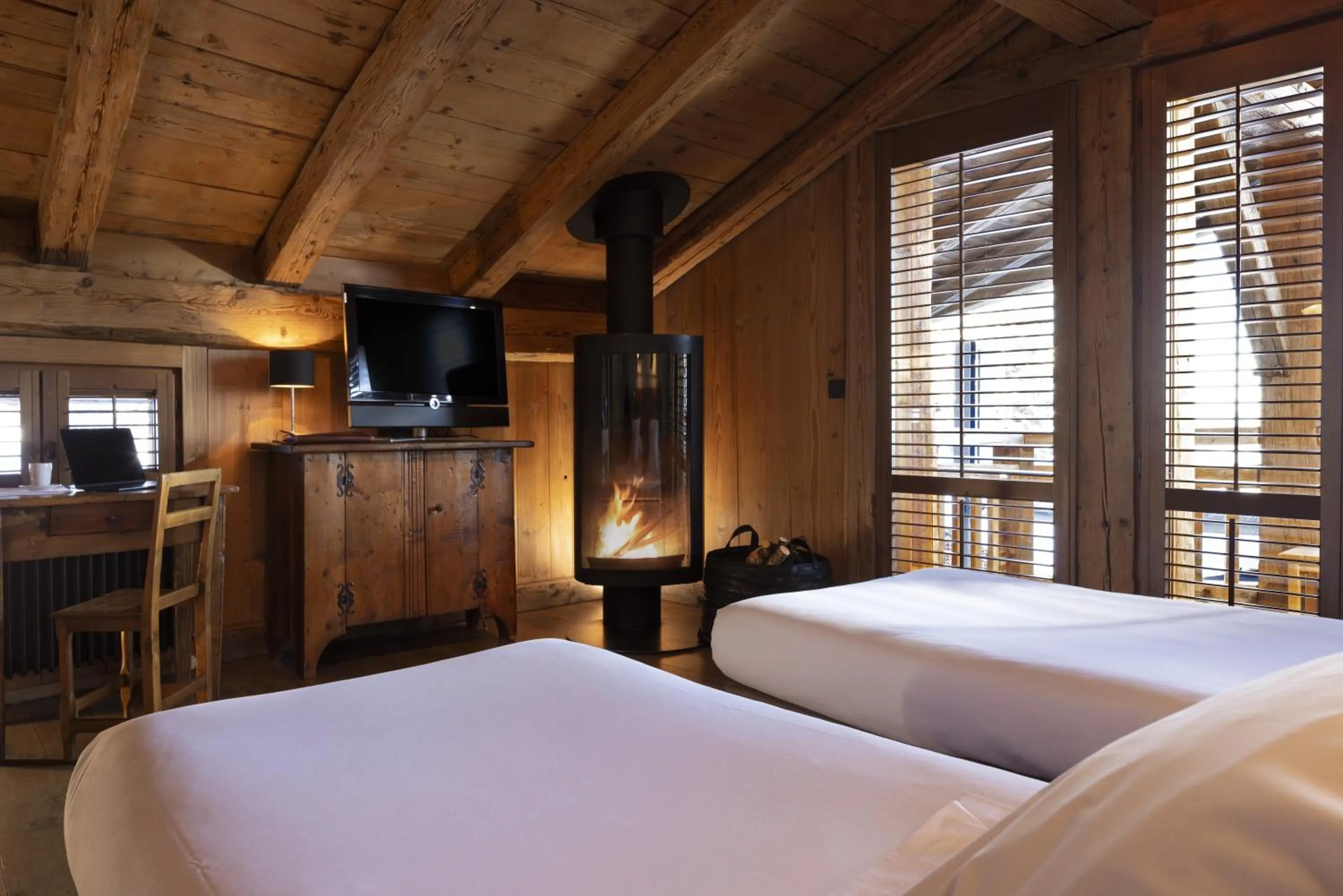 Bed in Hôtel Les Servages d'Armelle