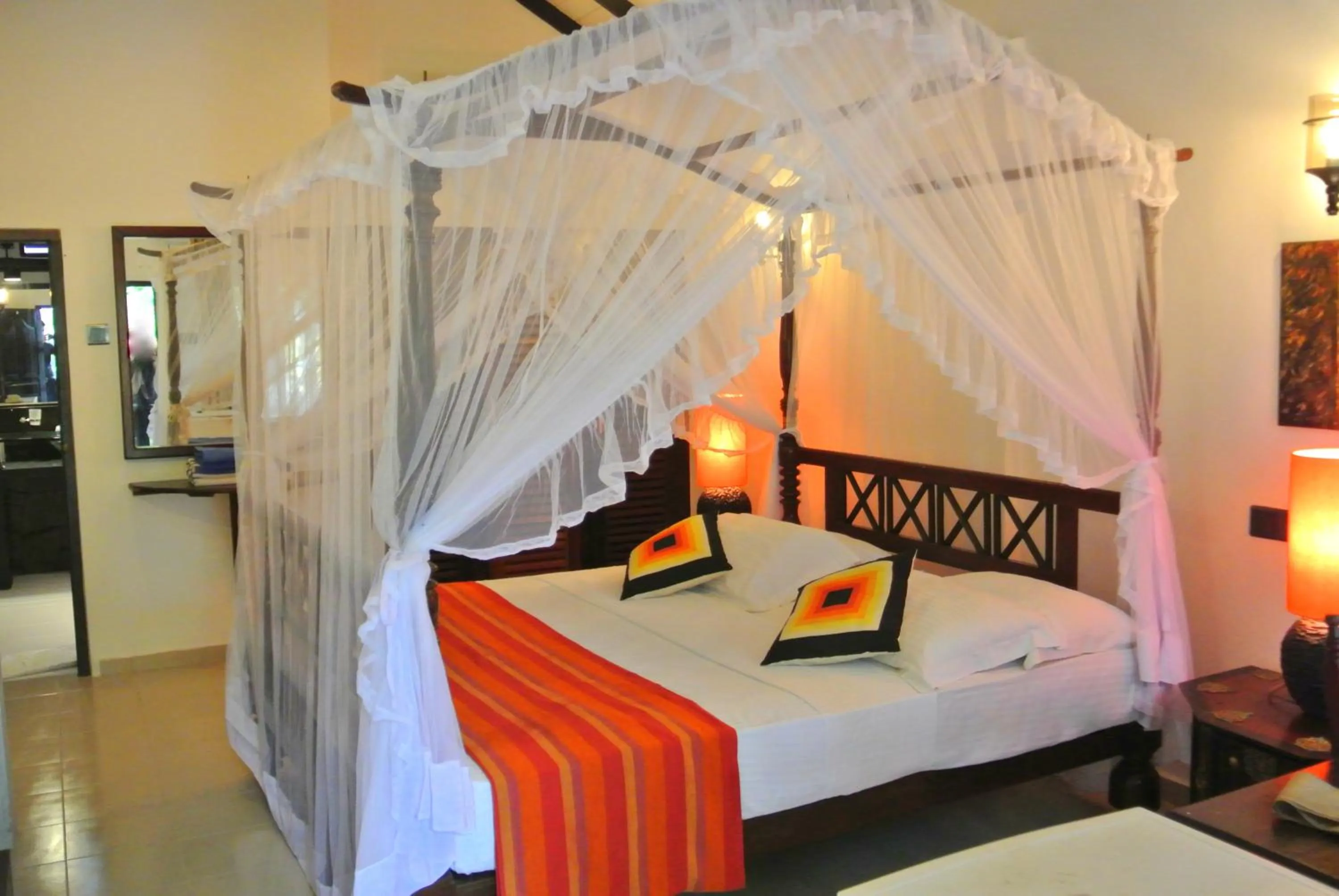 Bed in Hotel Flower Garden