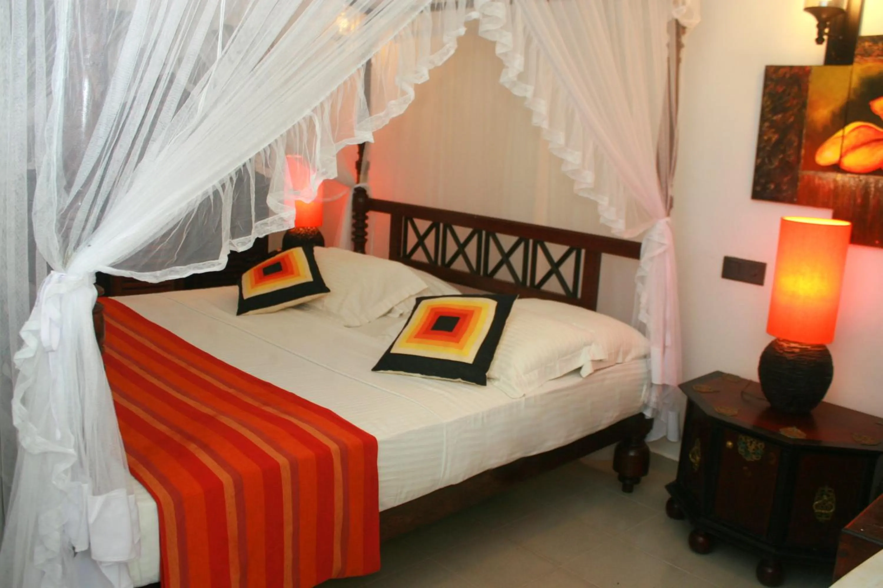 Bed in Hotel Flower Garden