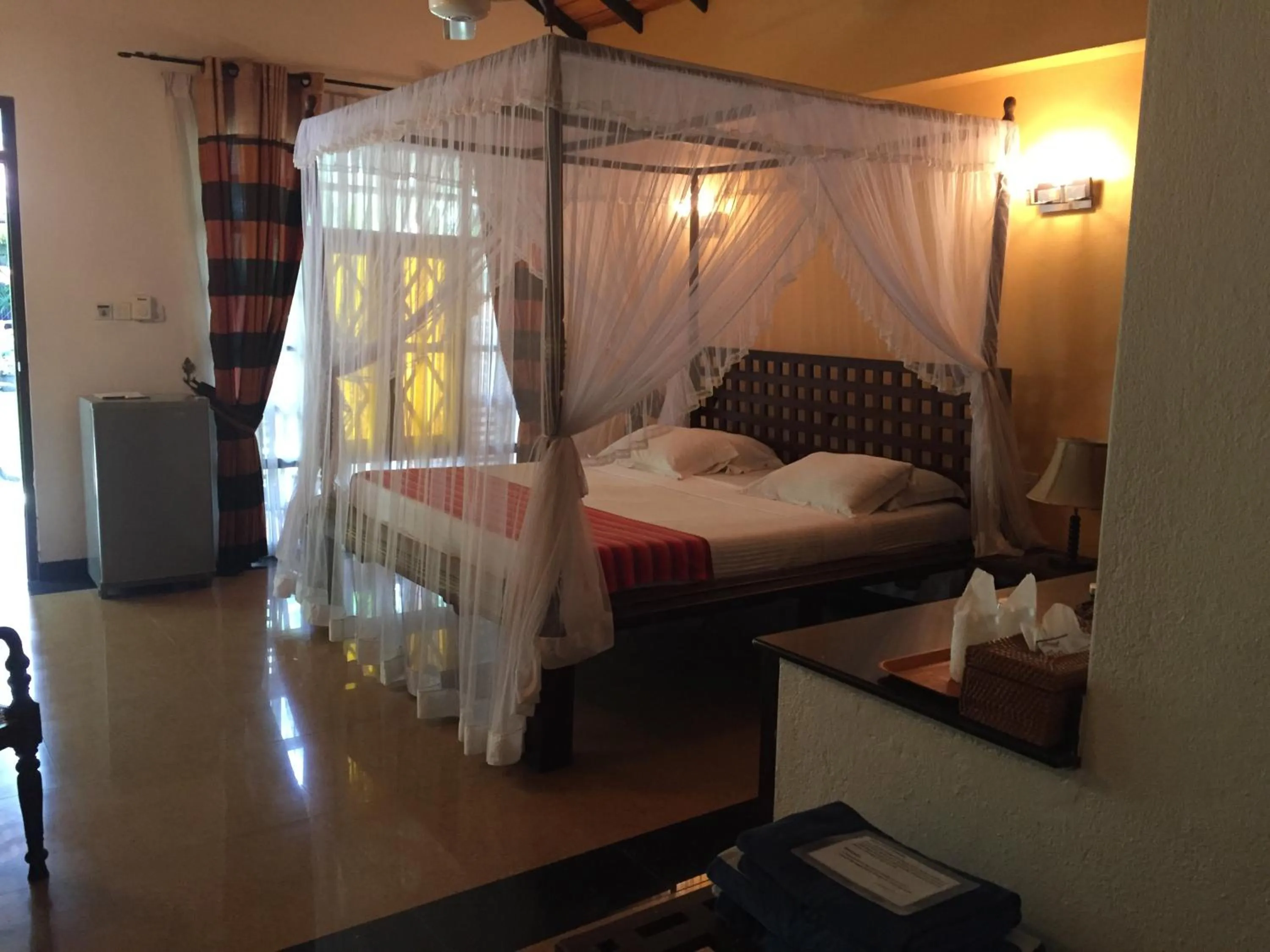 Bed in Hotel Flower Garden