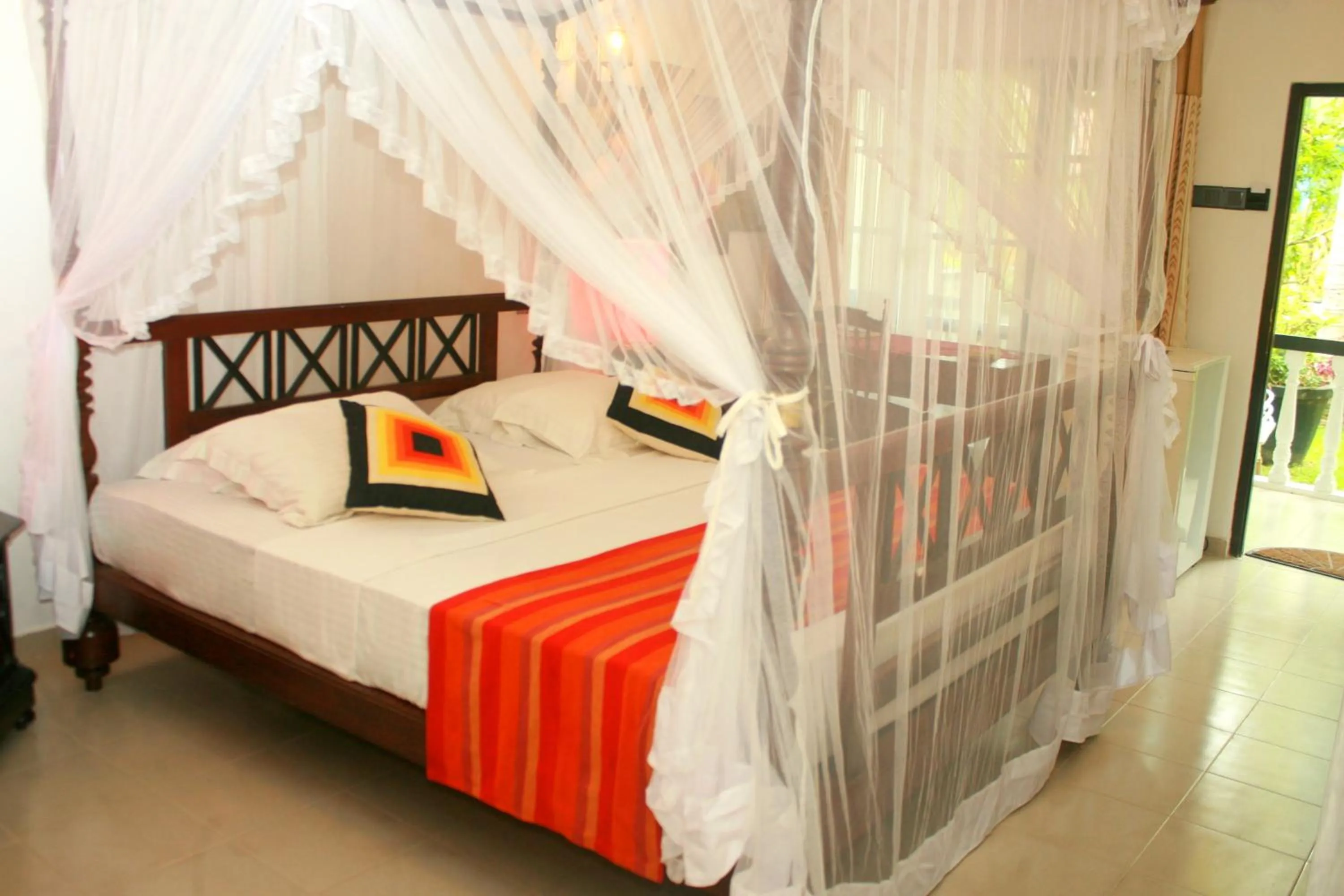 Bed in Hotel Flower Garden