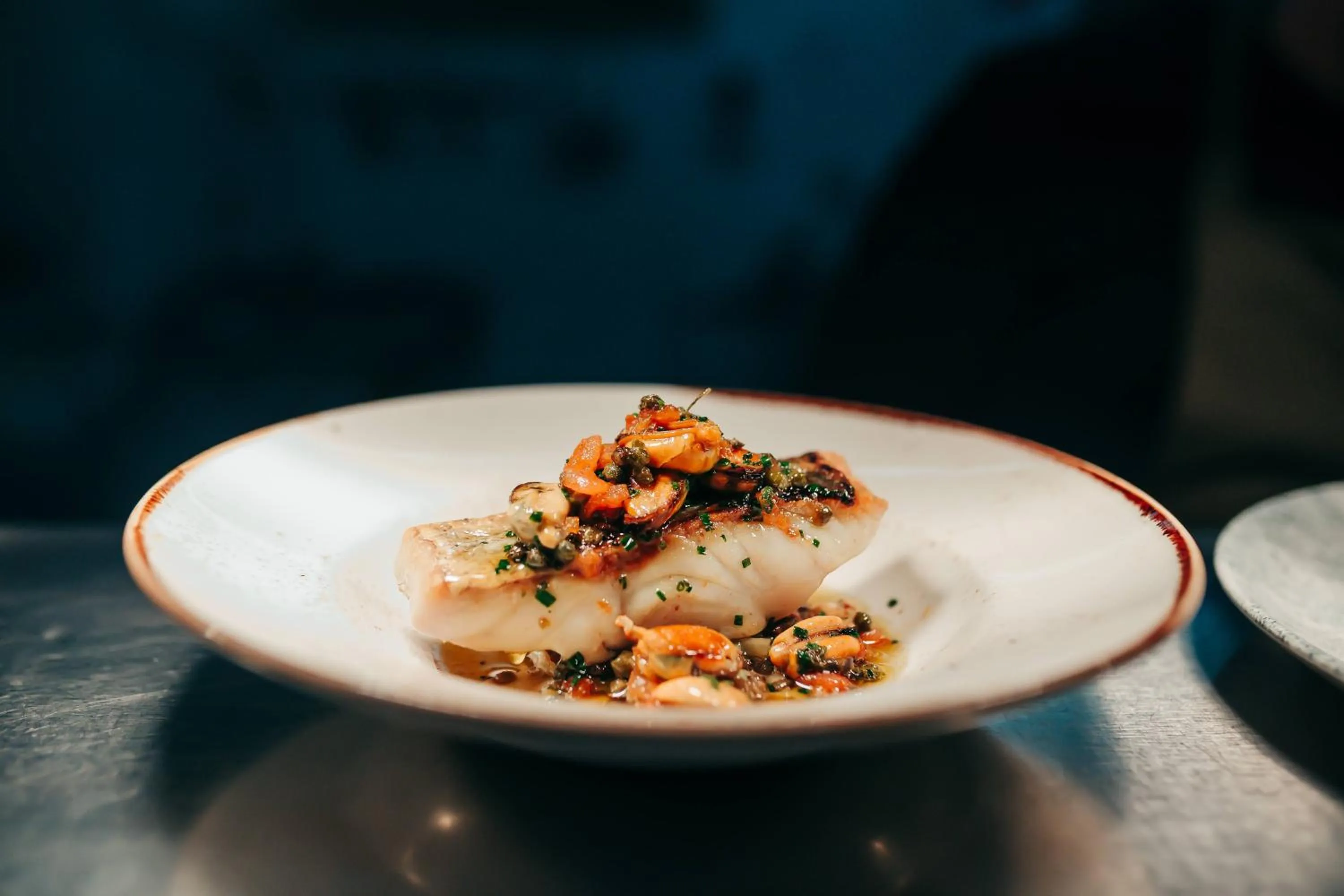 Food close-up in Achray House Restaurant with Rooms