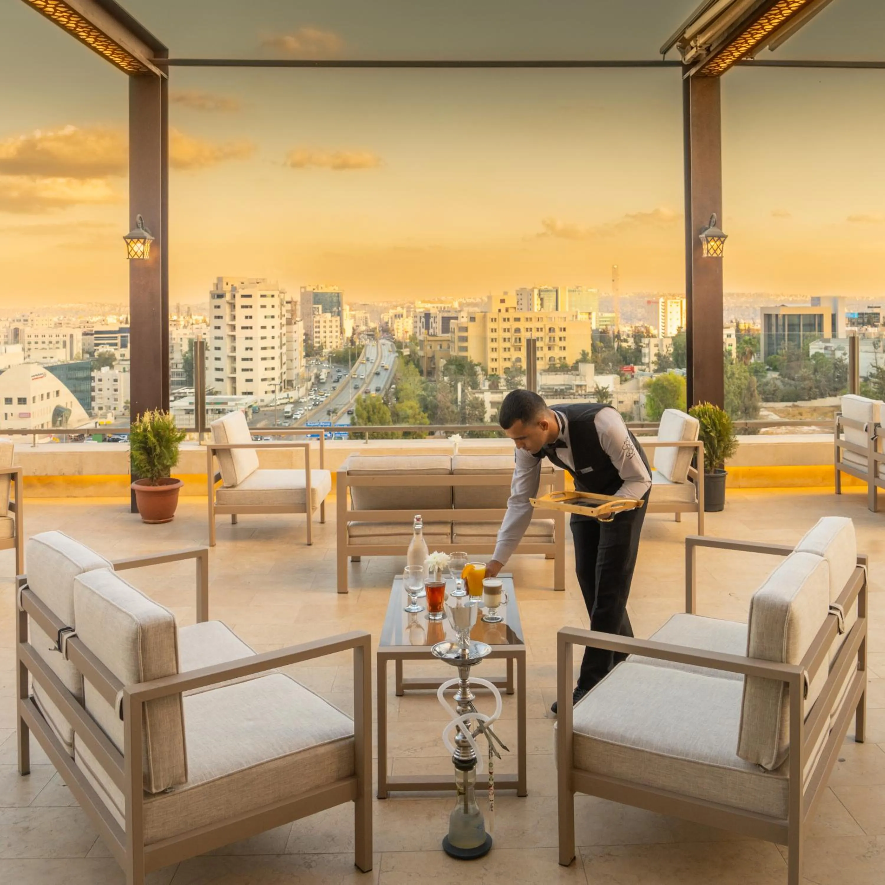 Balcony/Terrace in Corp Amman Hotel