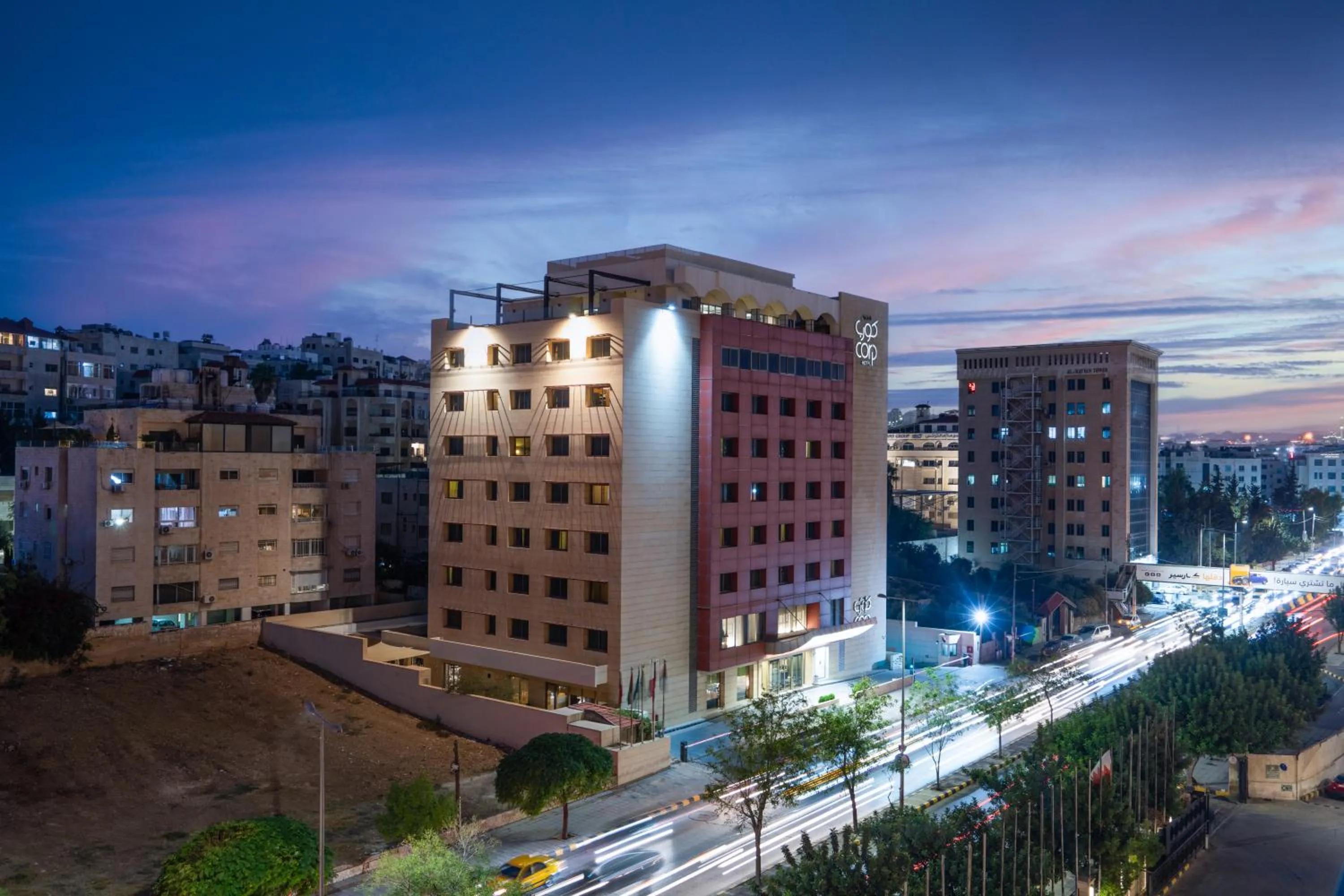 Property building in Corp Amman Hotel