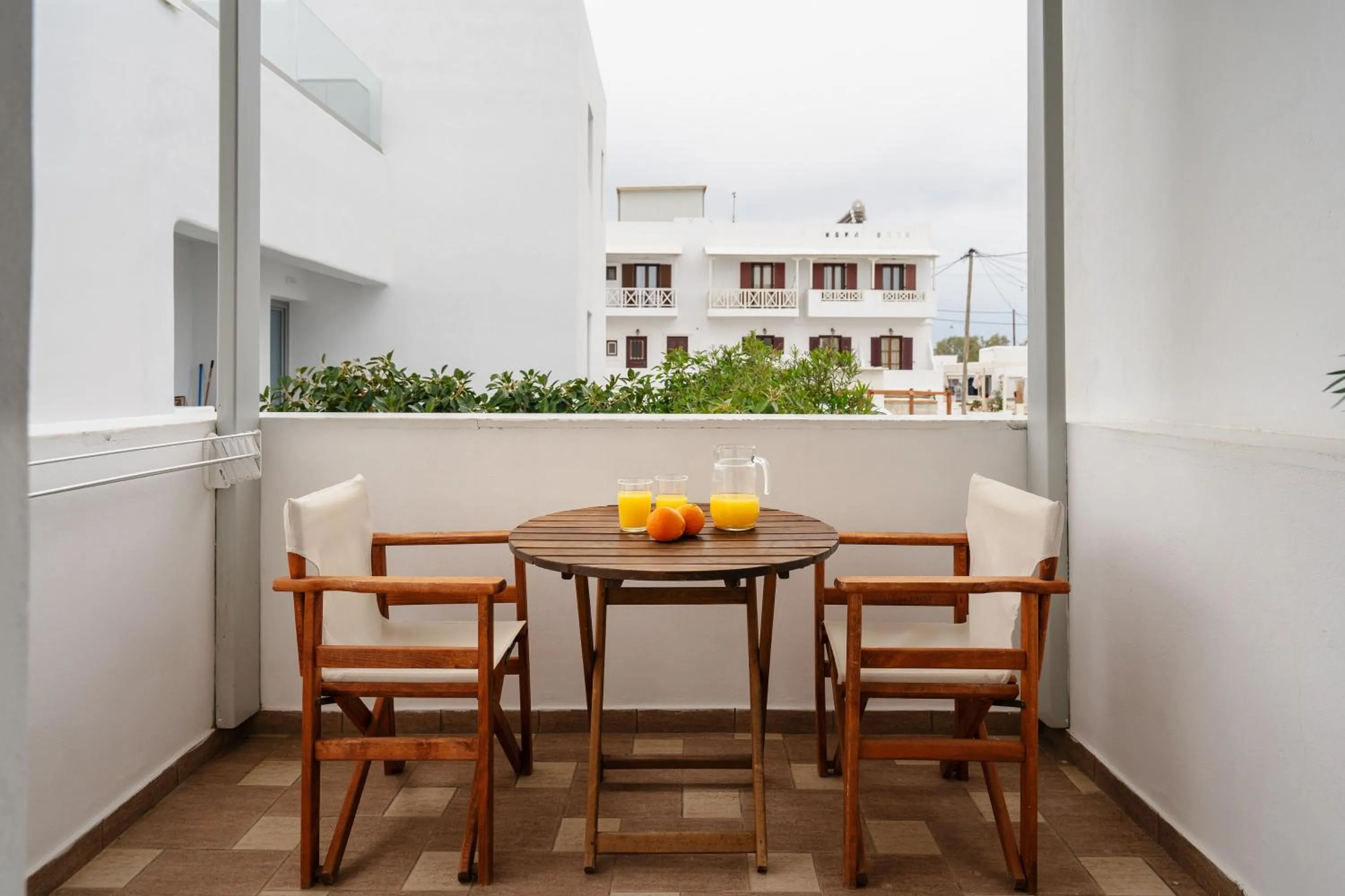 Patio in Erato Inn Naxos