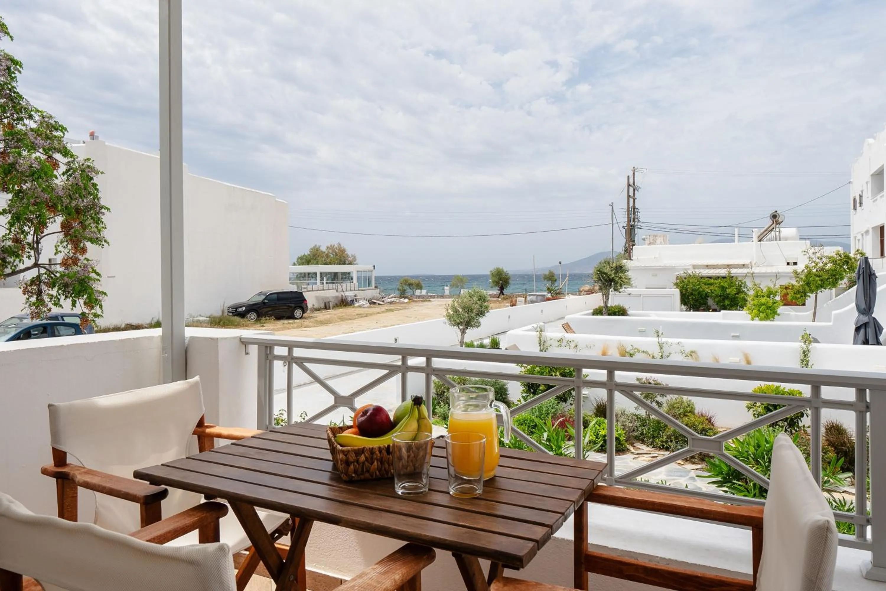 Patio in Erato Inn Naxos