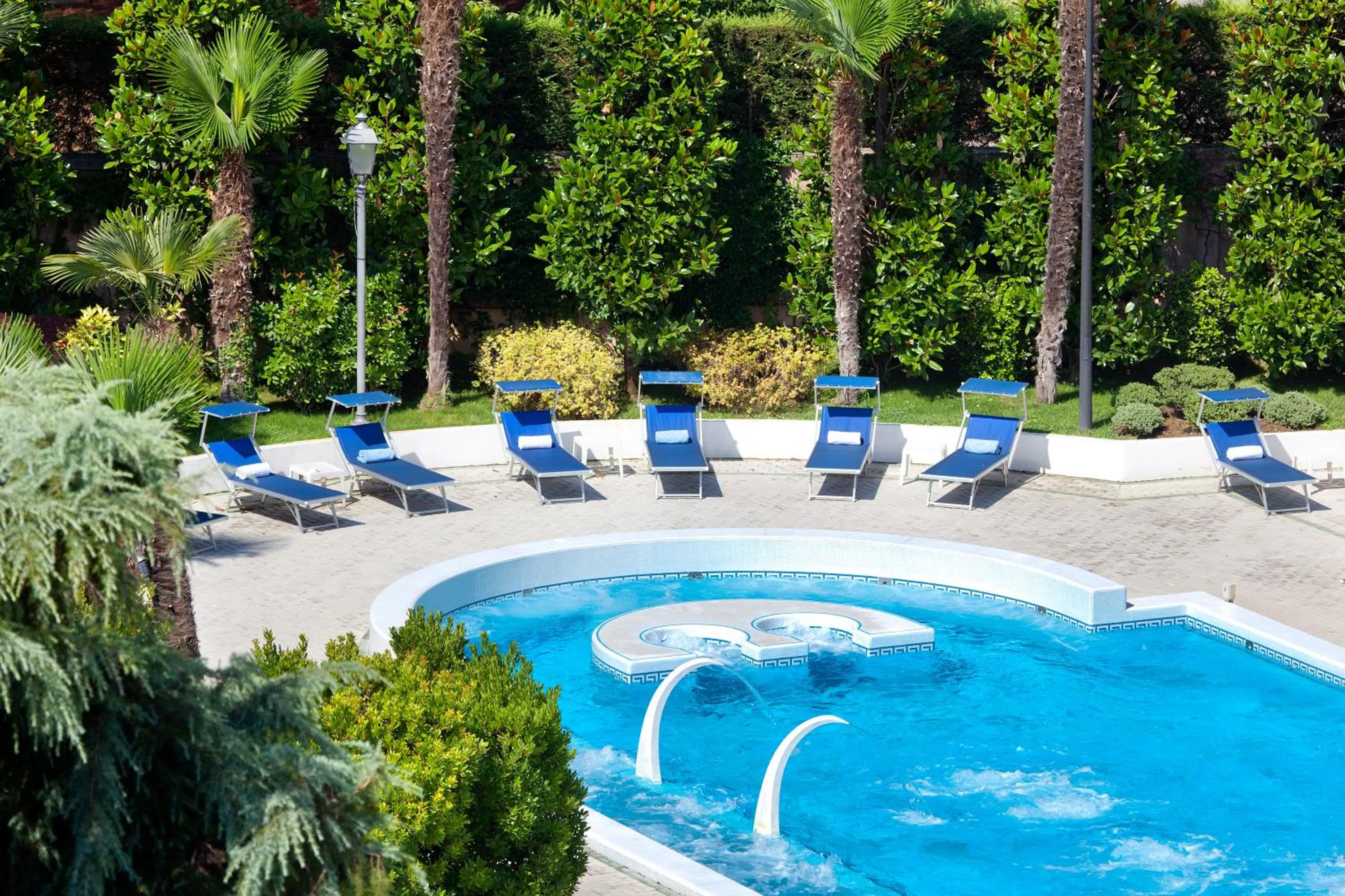 Garden in Hotel Due Torri