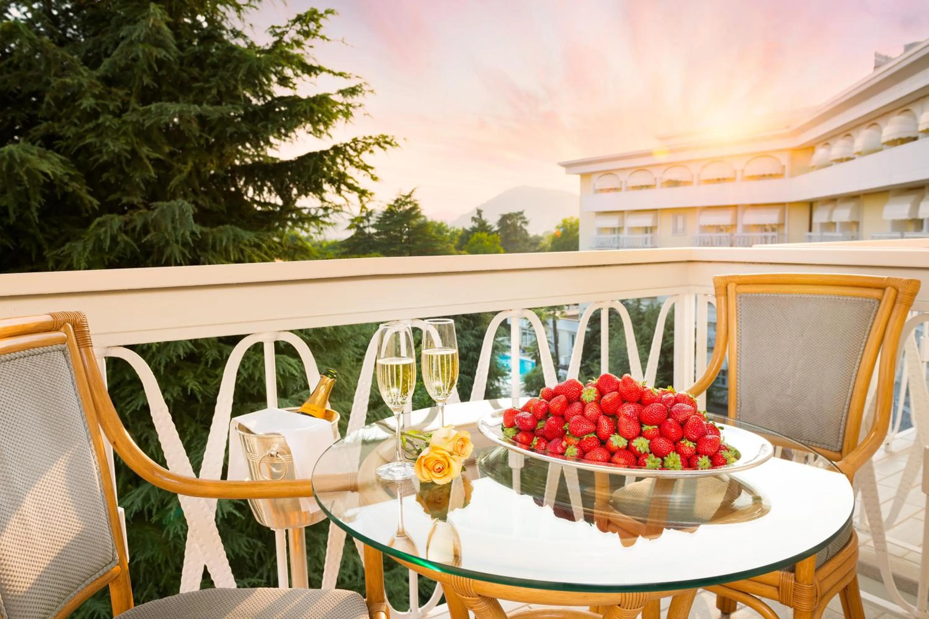 Balcony/Terrace in Hotel Due Torri
