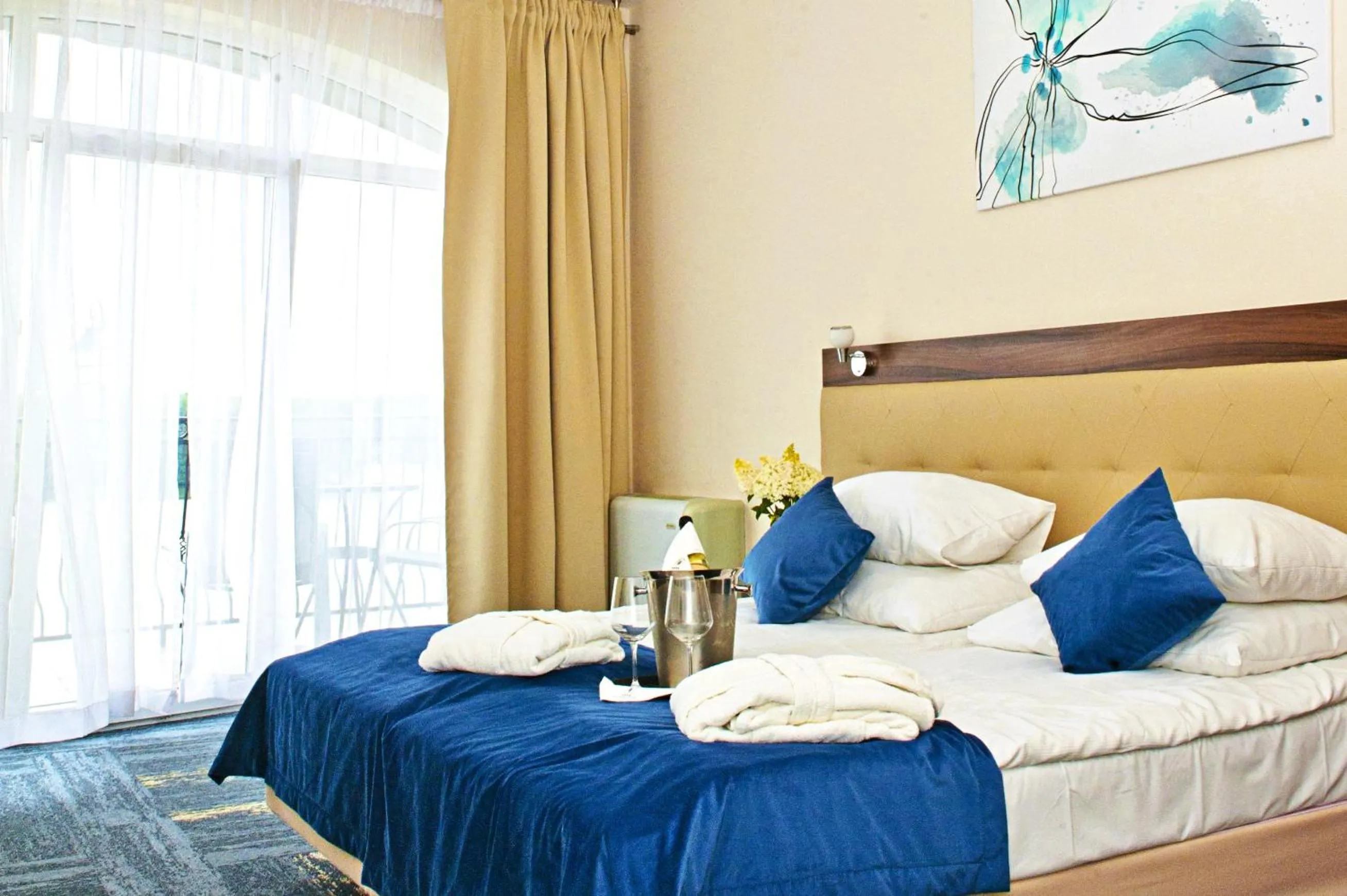 Bed in Hotel Woiński Spa