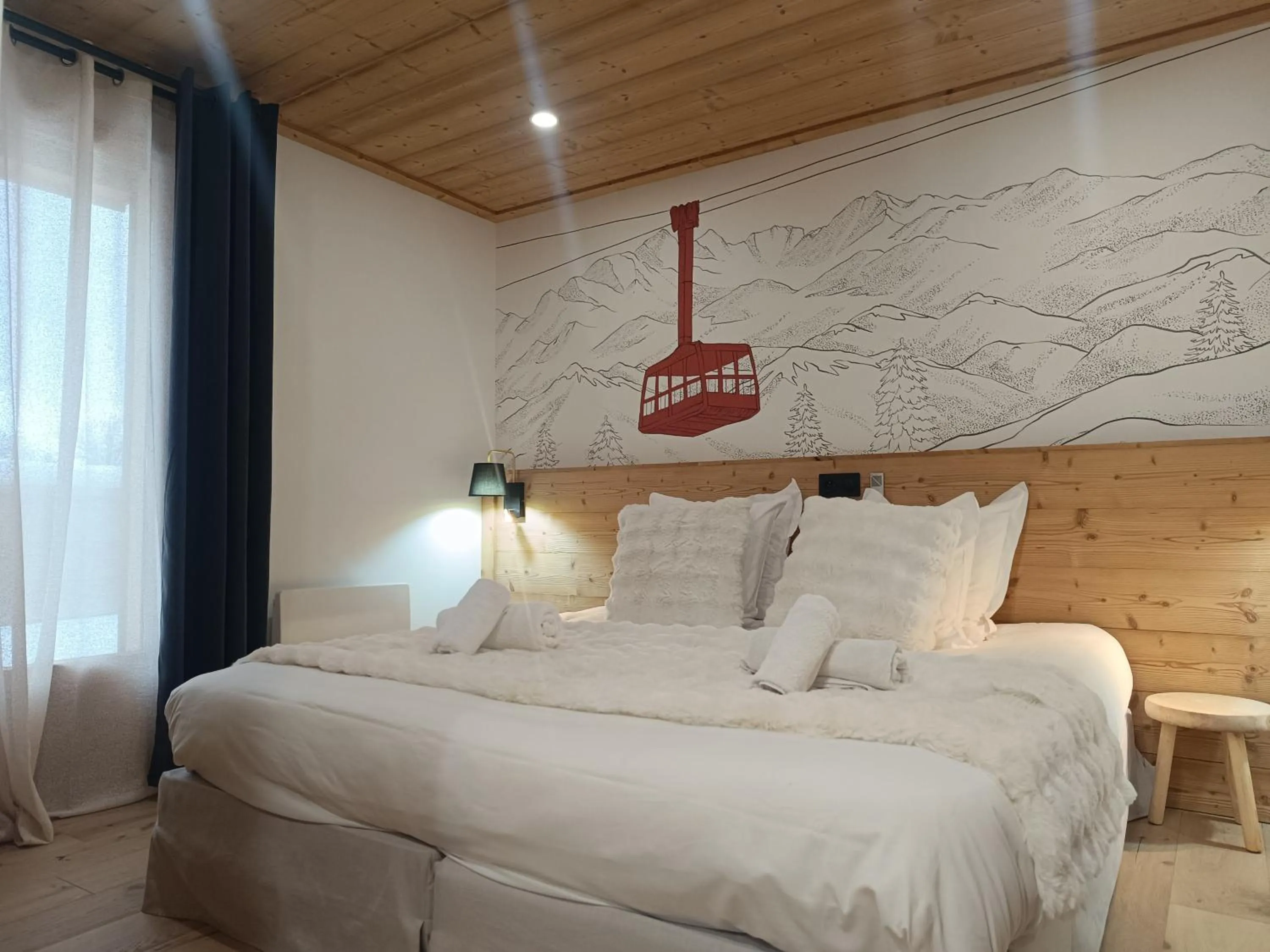 Bed in Hôtel Mont Thabor Serre Chevalier