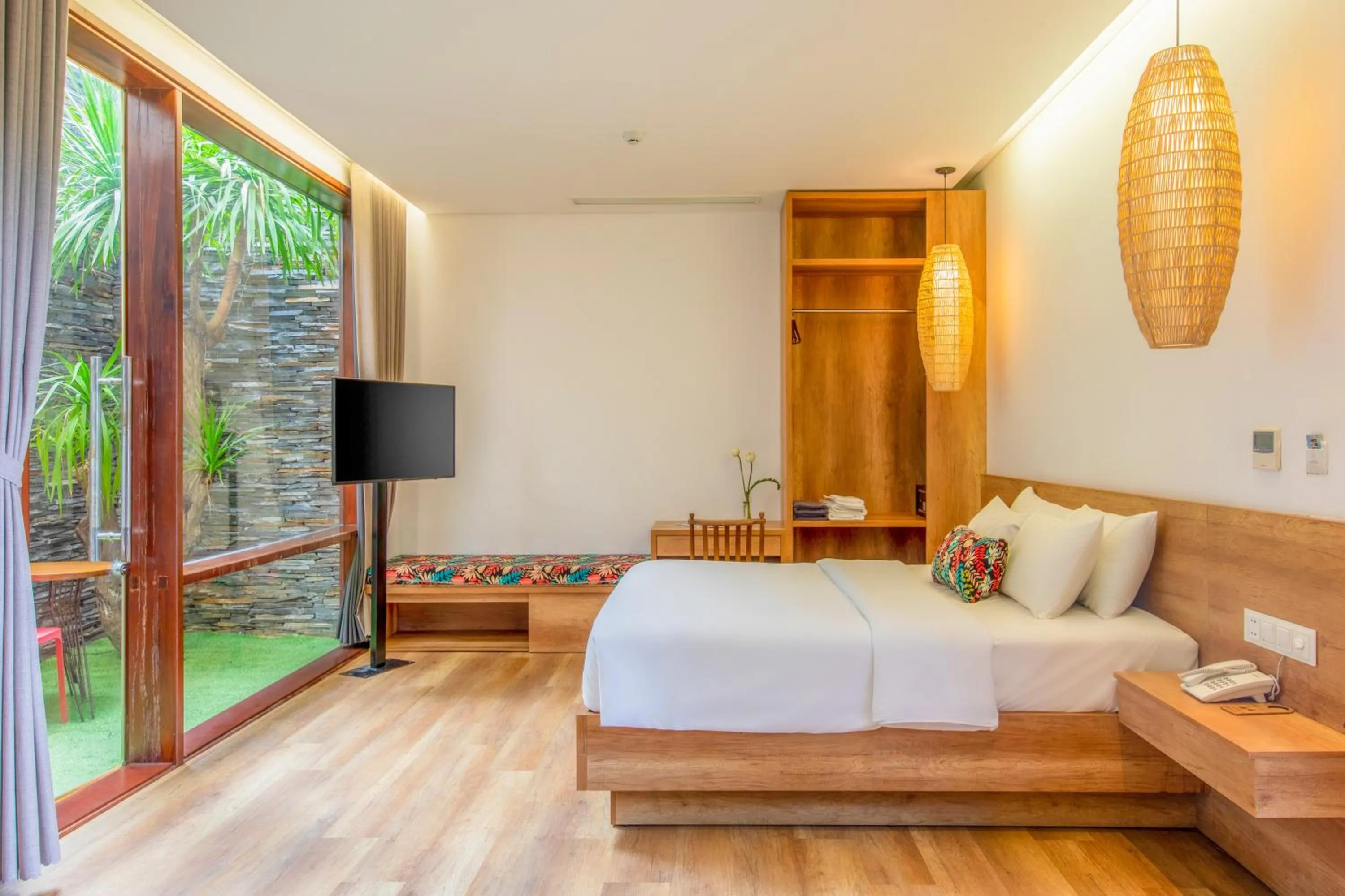 Bed in K House Apartment Danang Beach