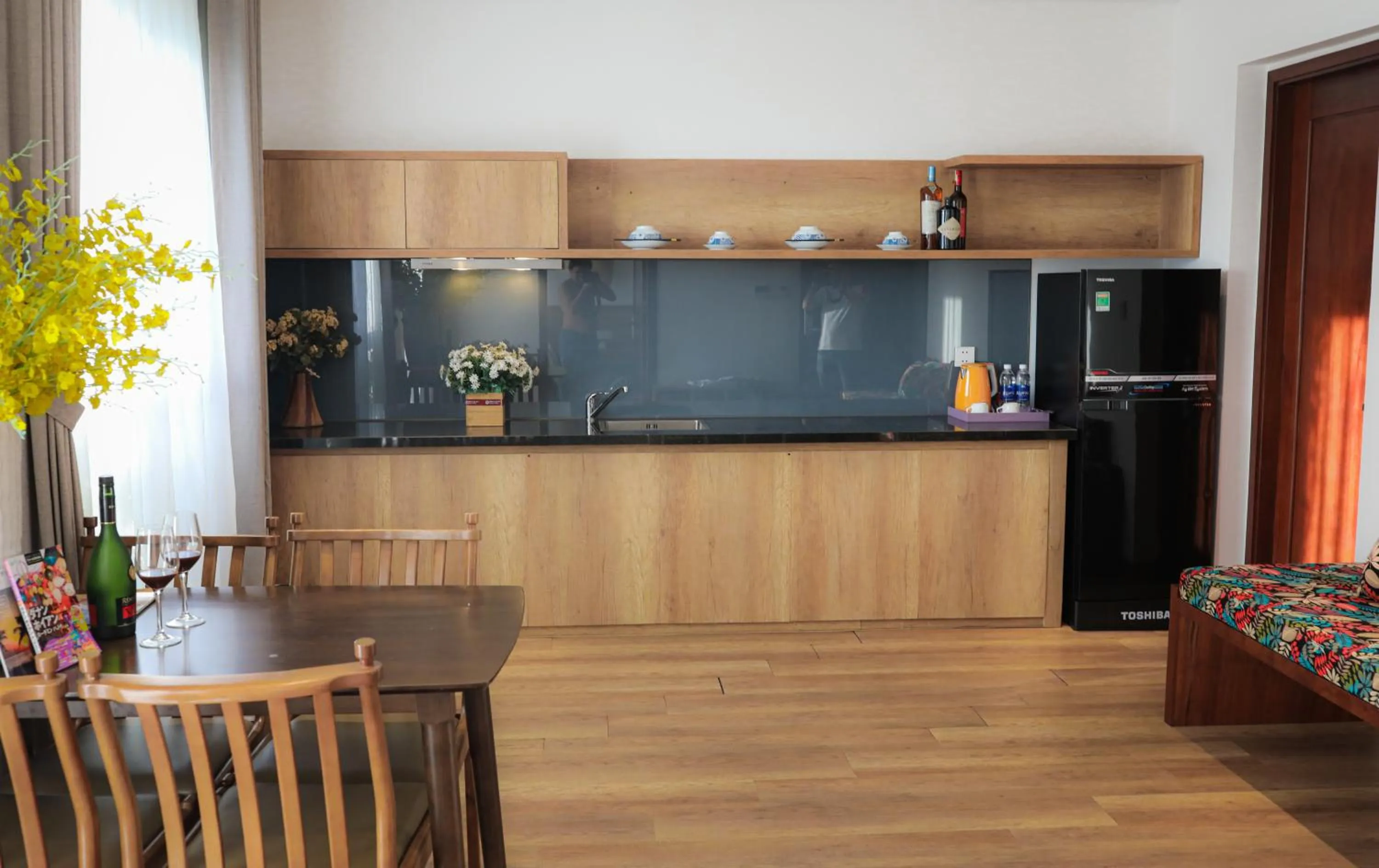 Kitchen or kitchenette in K House Apartment Danang Beach