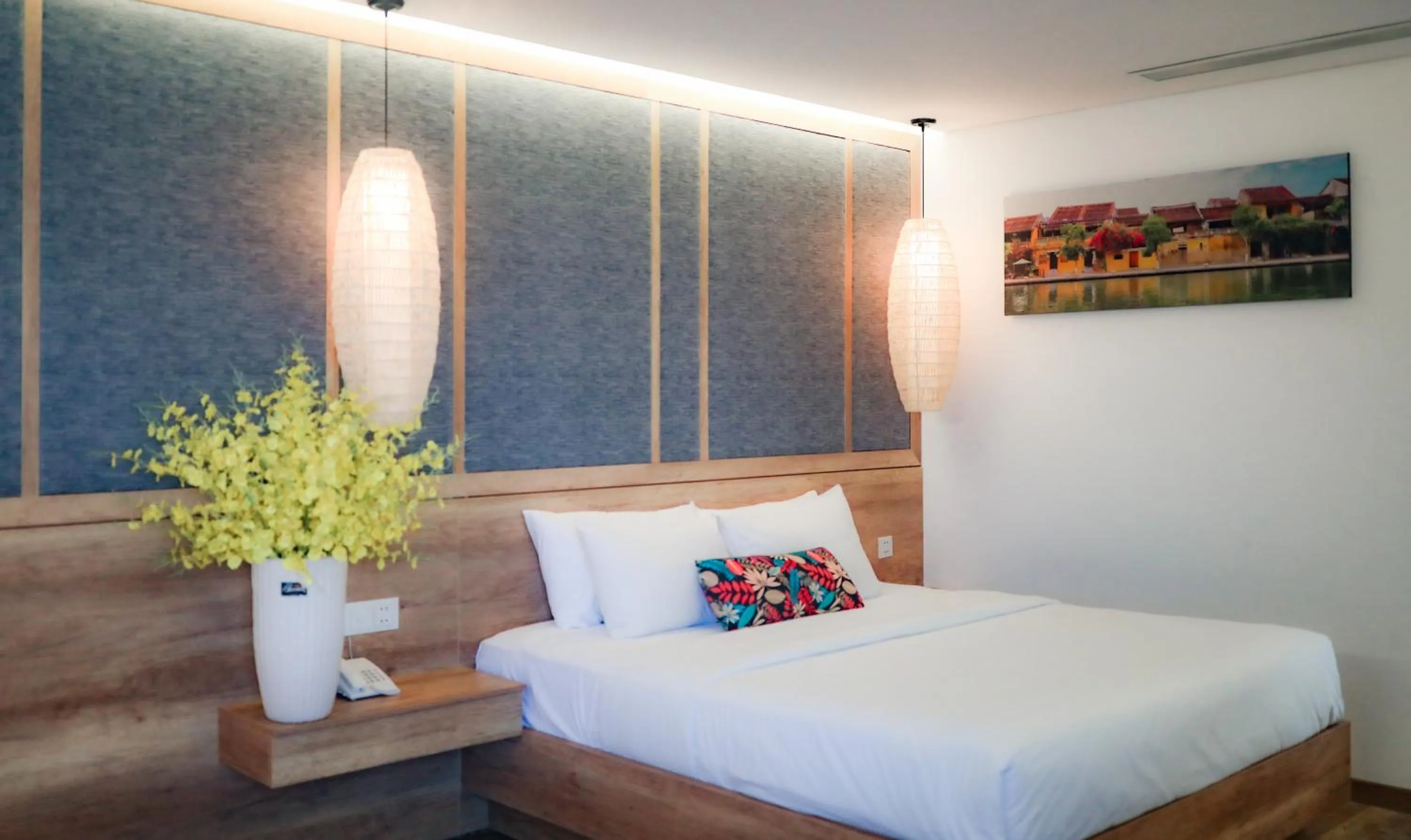 Bed in K House Apartment Danang Beach