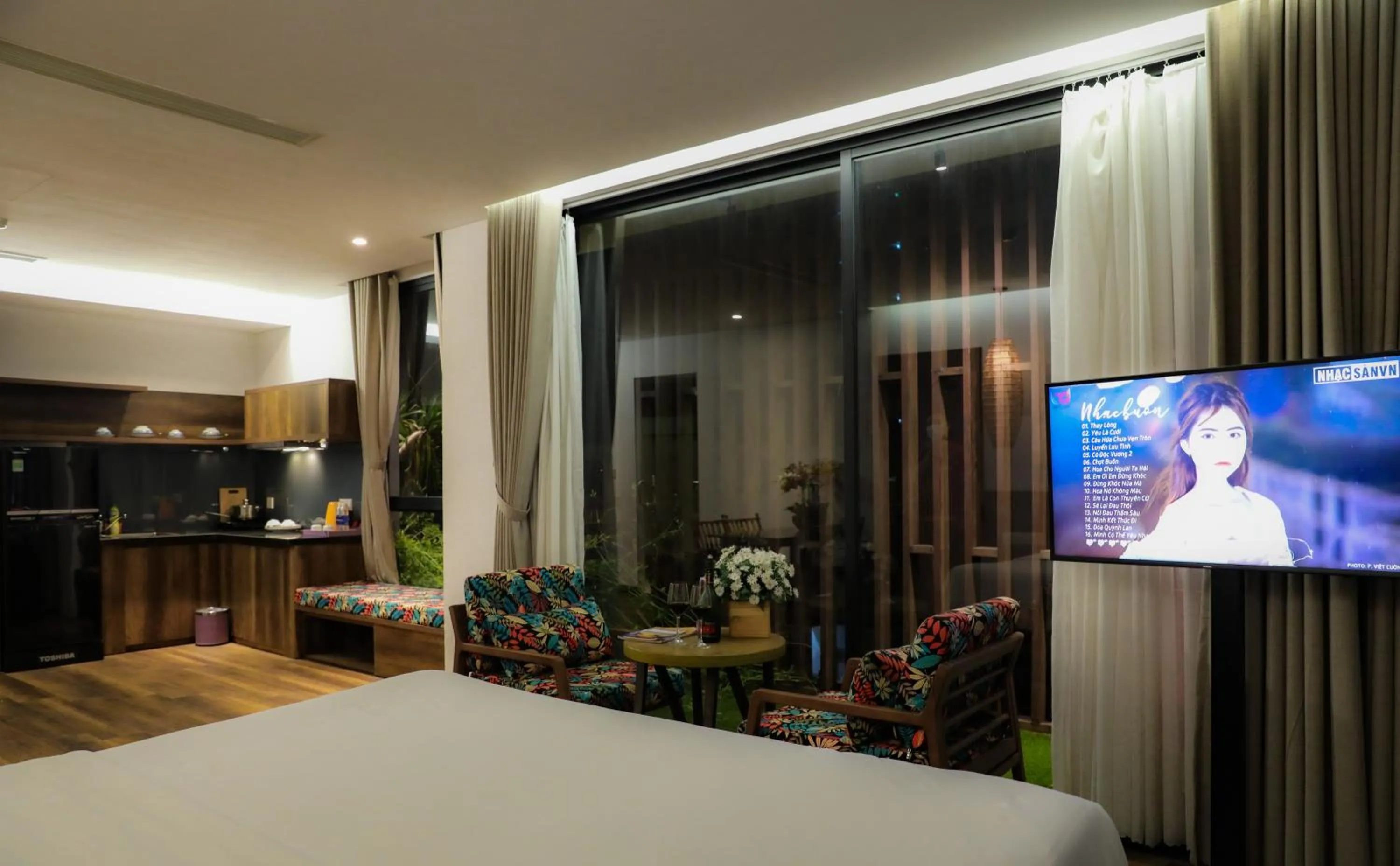 Bedroom, Bed in K House Apartment Danang Beach