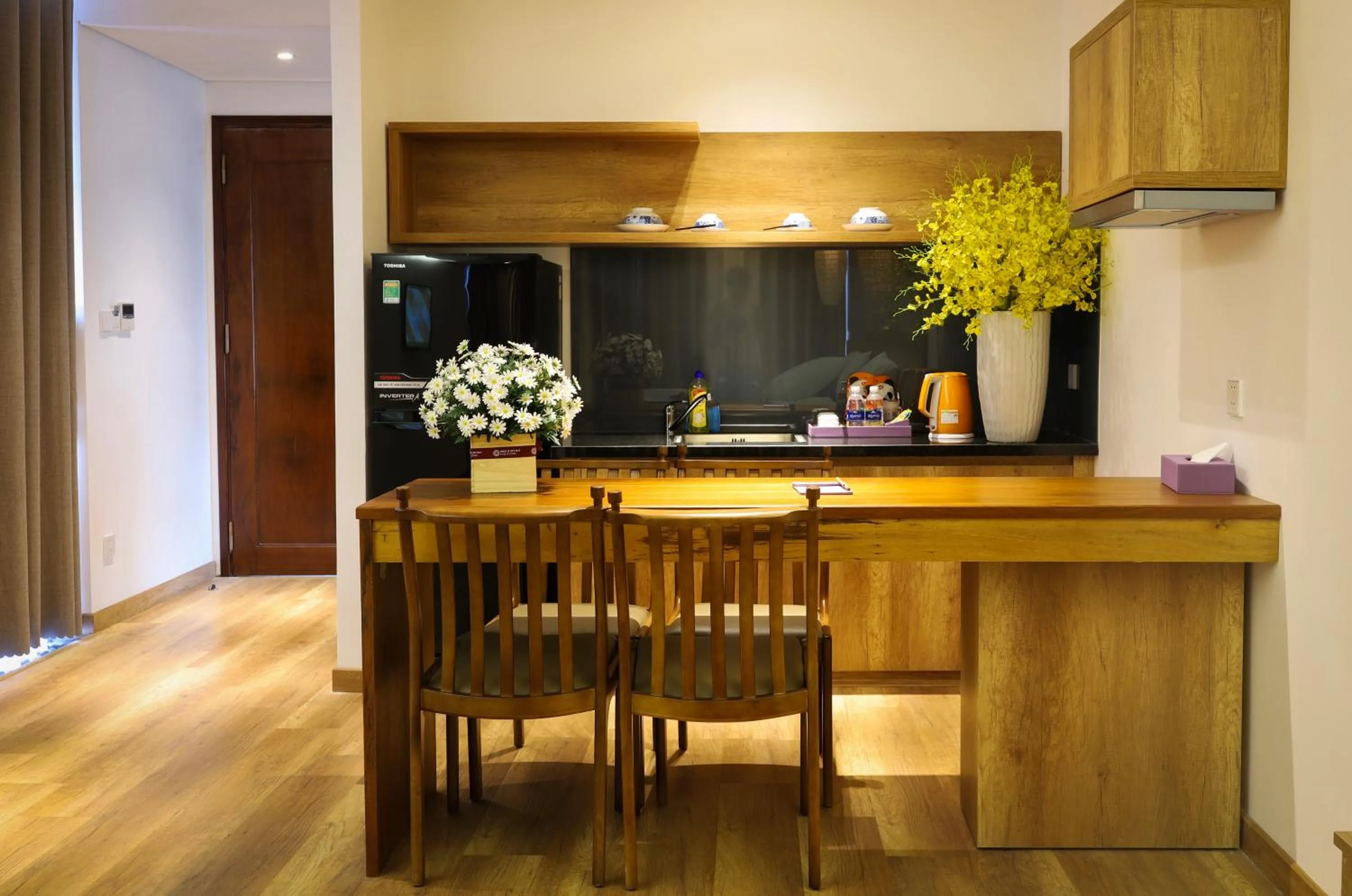 Kitchen or kitchenette in K House Apartment Danang Beach