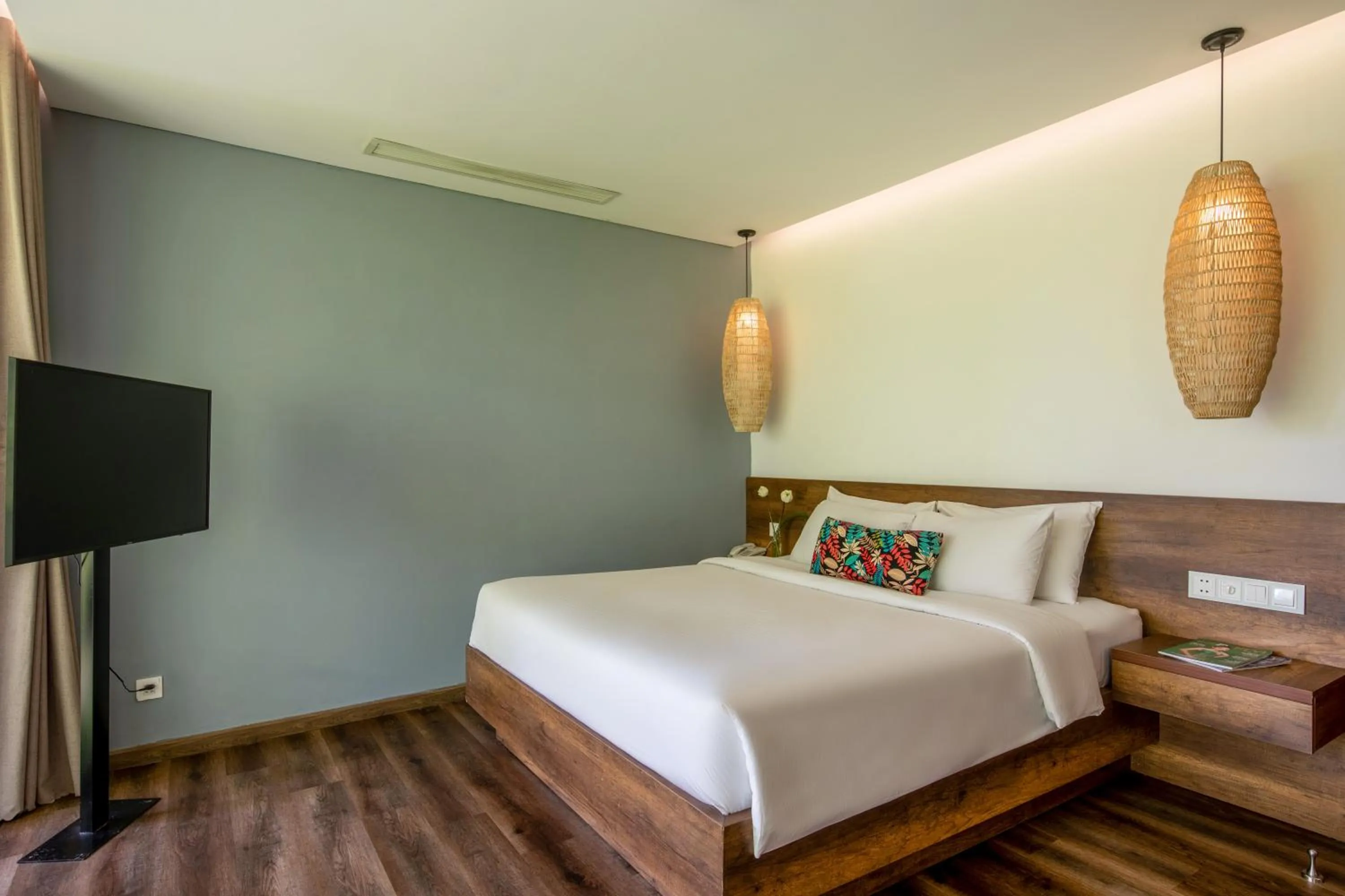 Bed in K House Apartment Danang Beach