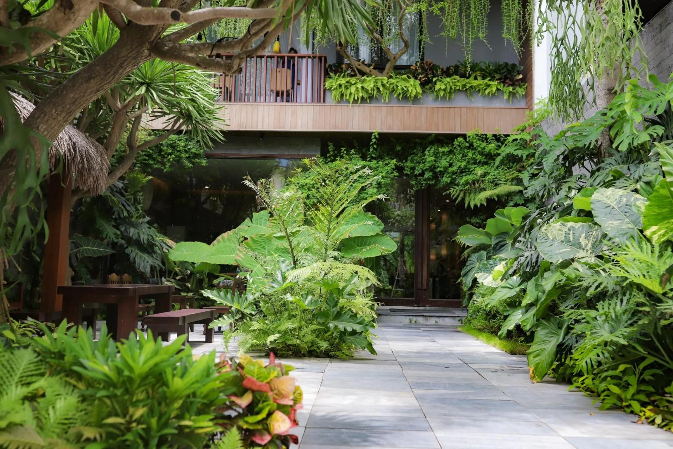 Garden in K House Apartment Danang Beach