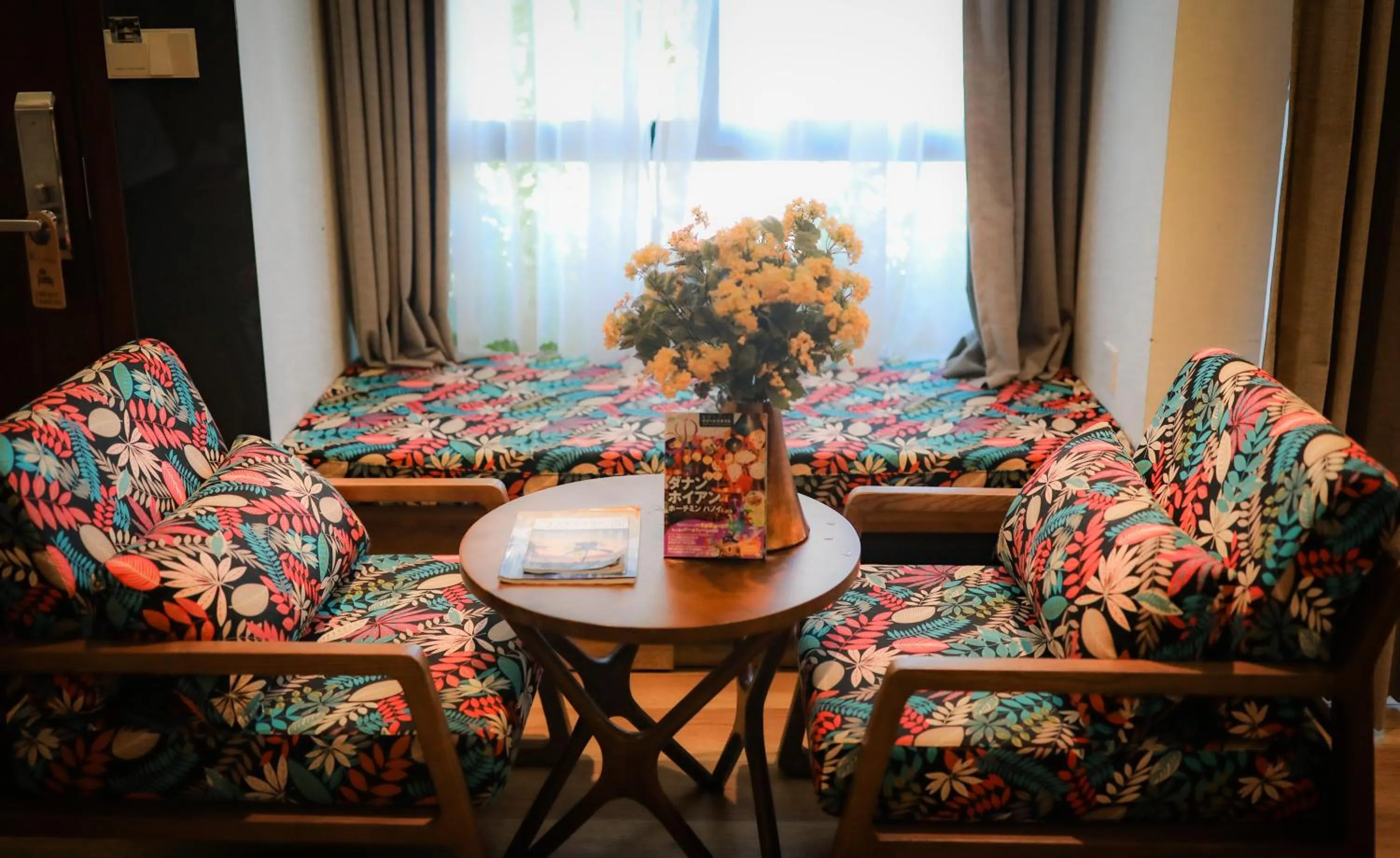 Seating area in K House Apartment Danang Beach