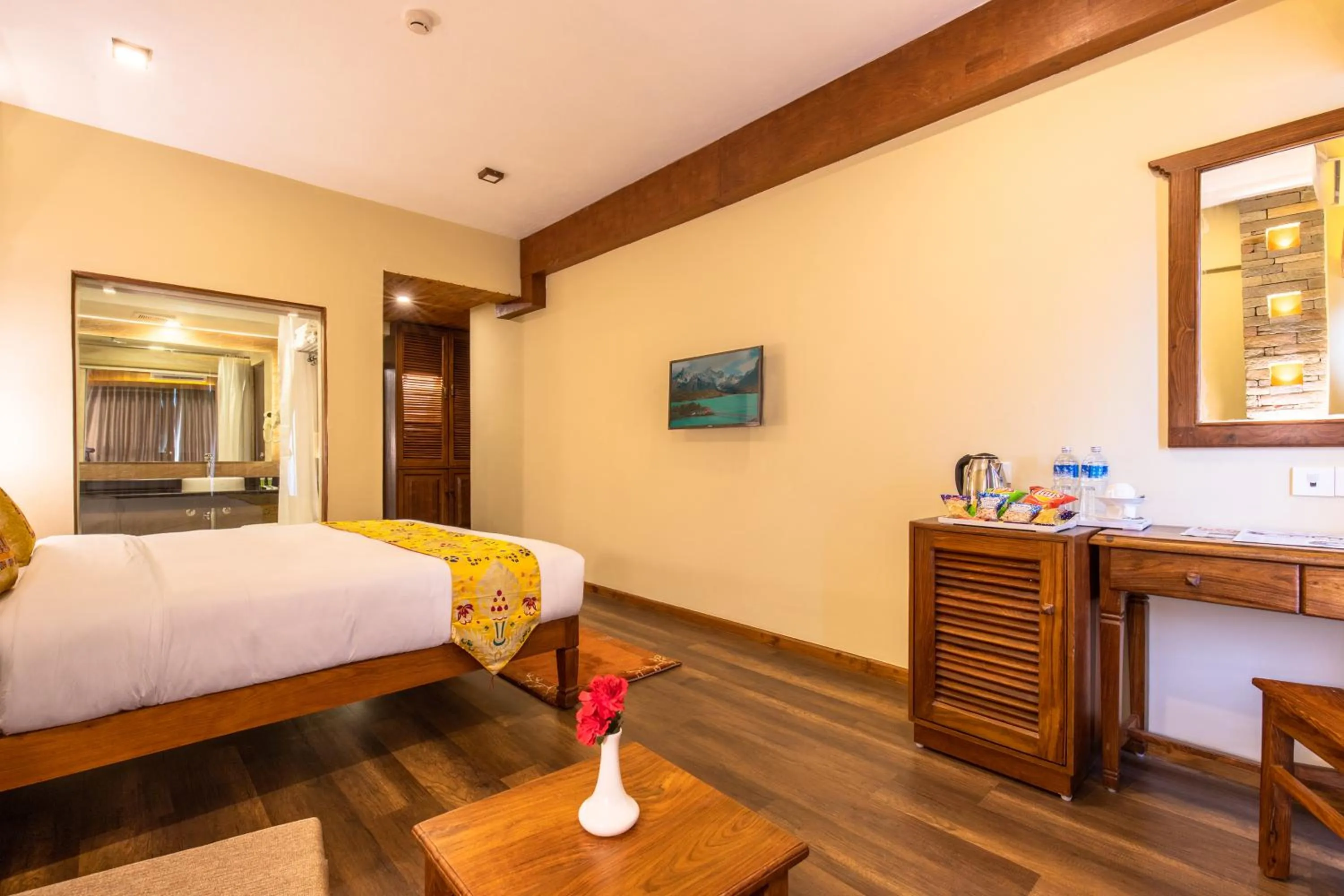 Photo of the whole room, Bed in Hotel Mala Pokhara