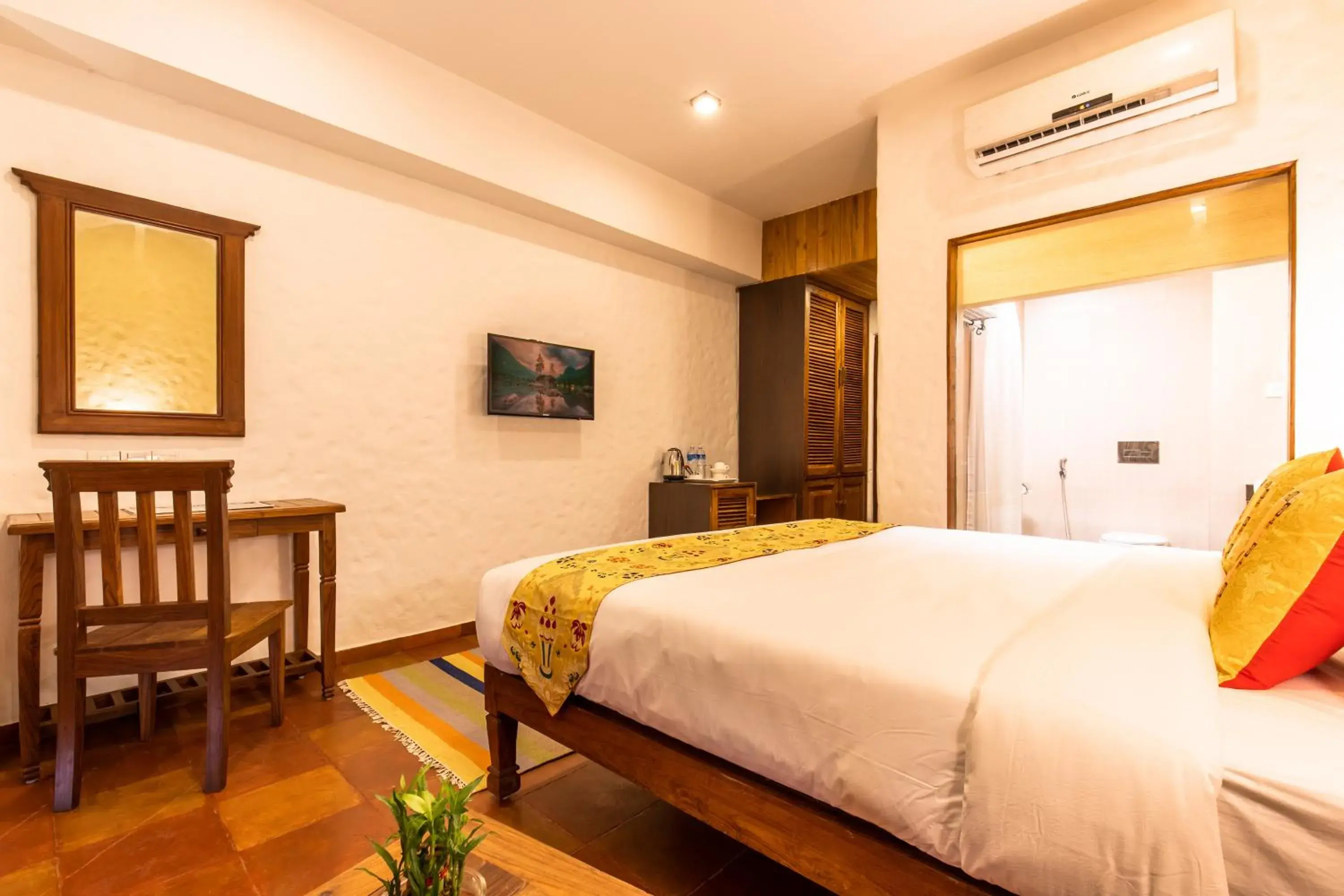 Economy Double Room in Hotel Mala Pokhara Economy Double Room in Hotel Mala Pokhara