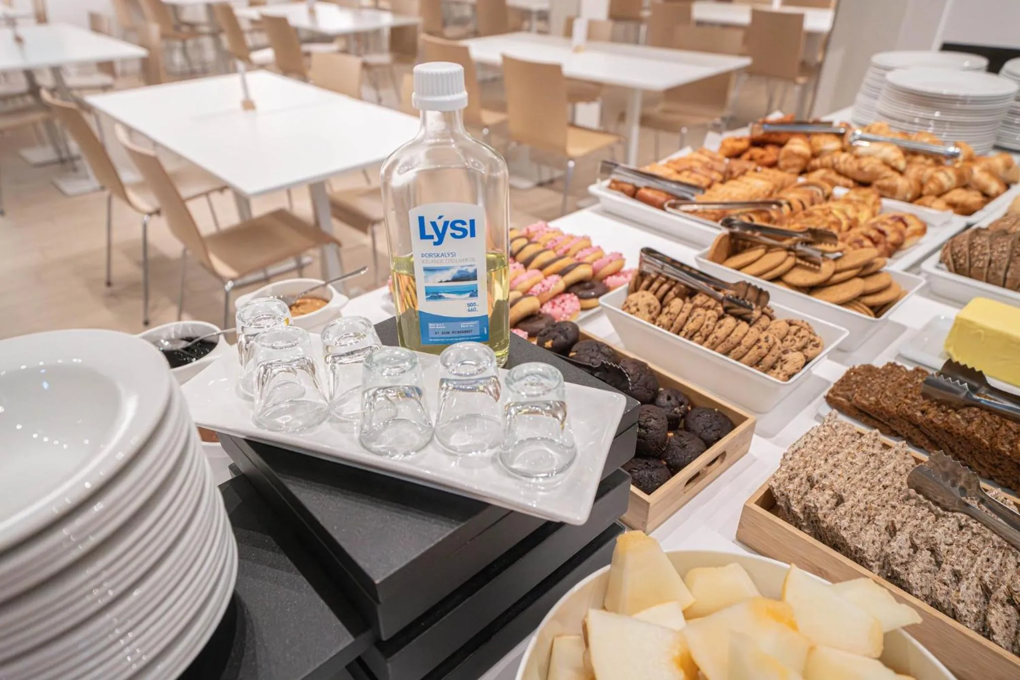 Buffet breakfast in Reykjavik Lights Hotel by Keahotels