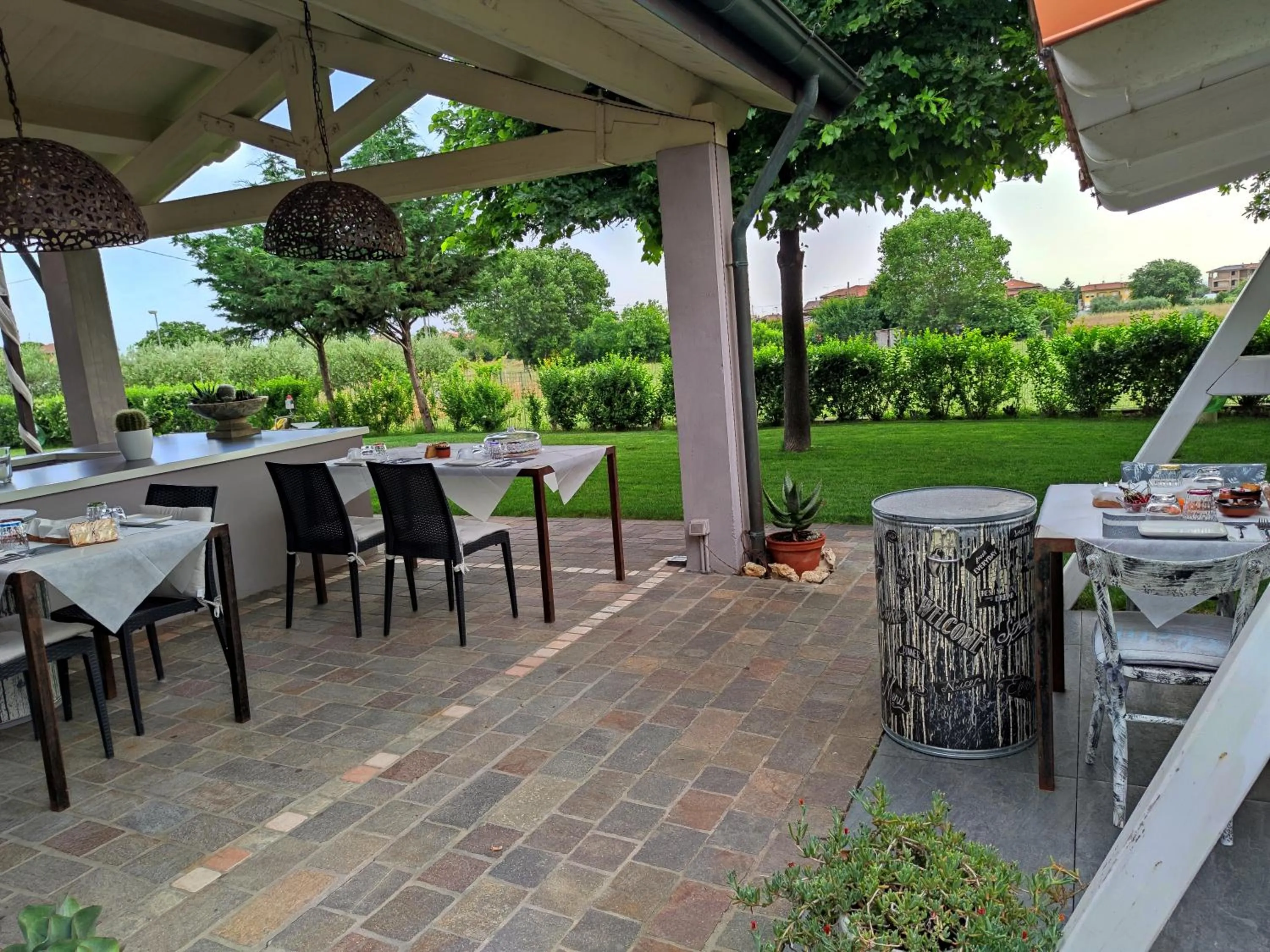 Patio in B&B Flavio e Catia