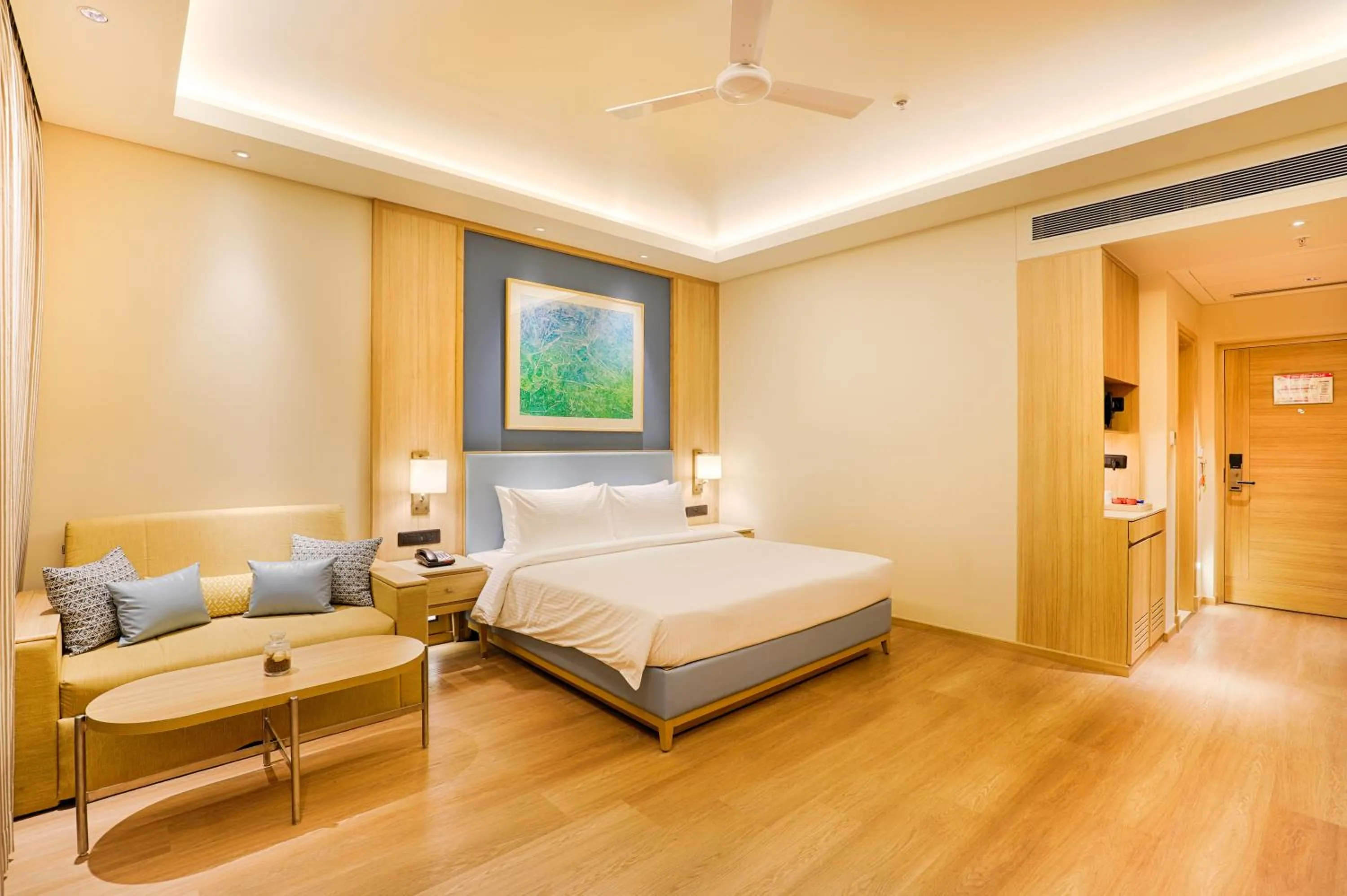 Bed in Club Mahindra Kandaghat