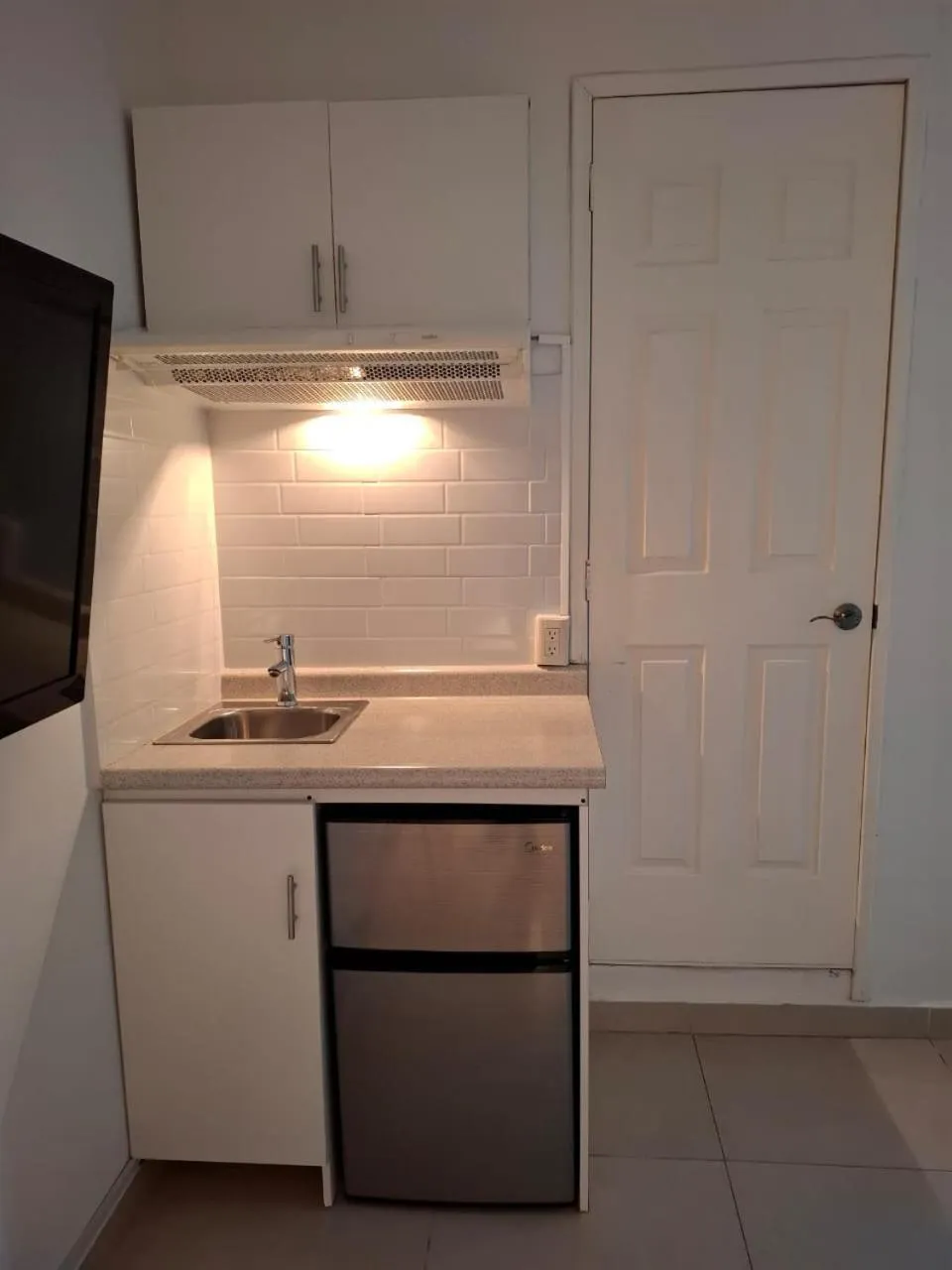 Kitchen or kitchenette in Milenio III B&B