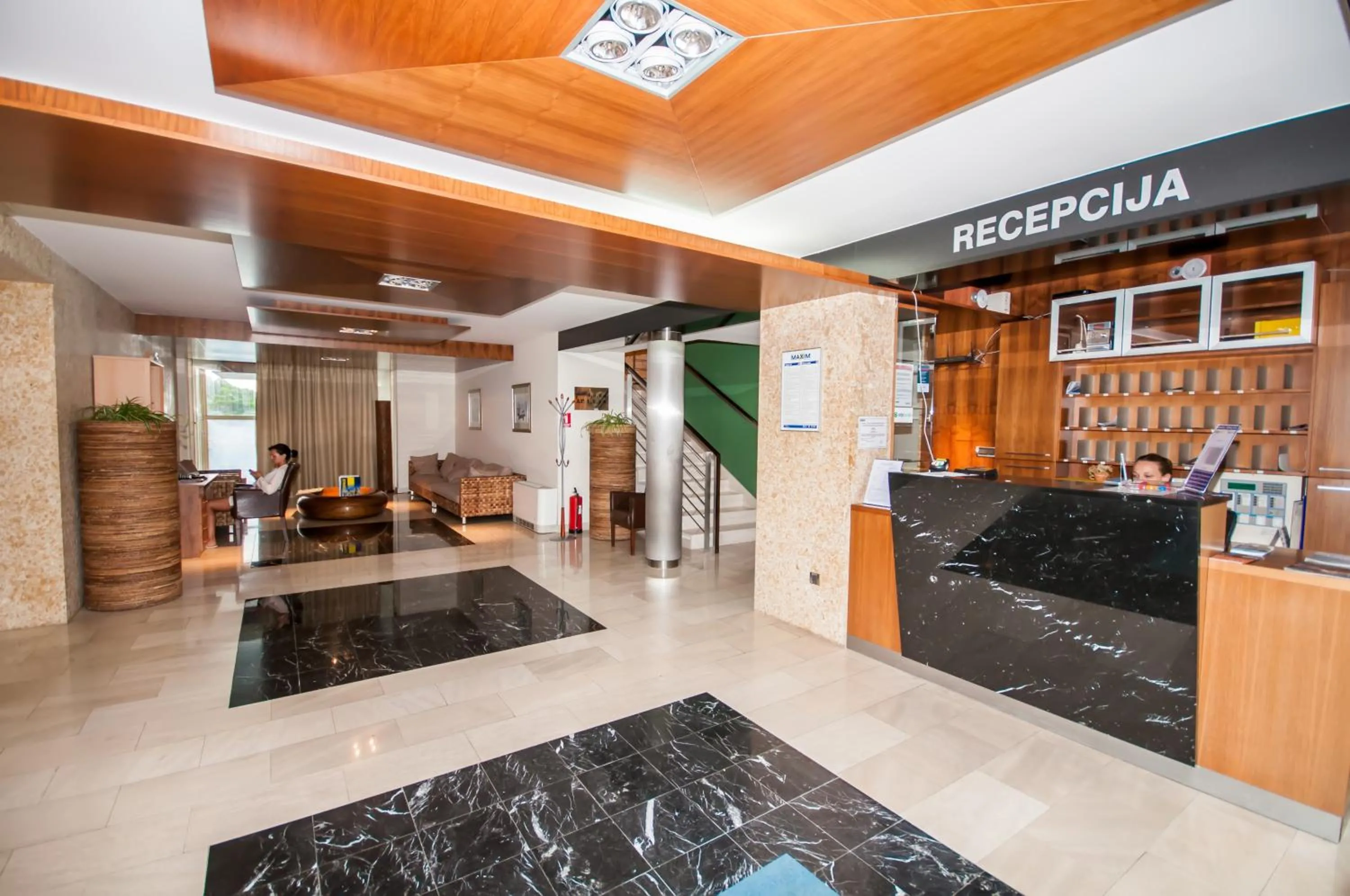Lobby or reception in Hotel Maxim
