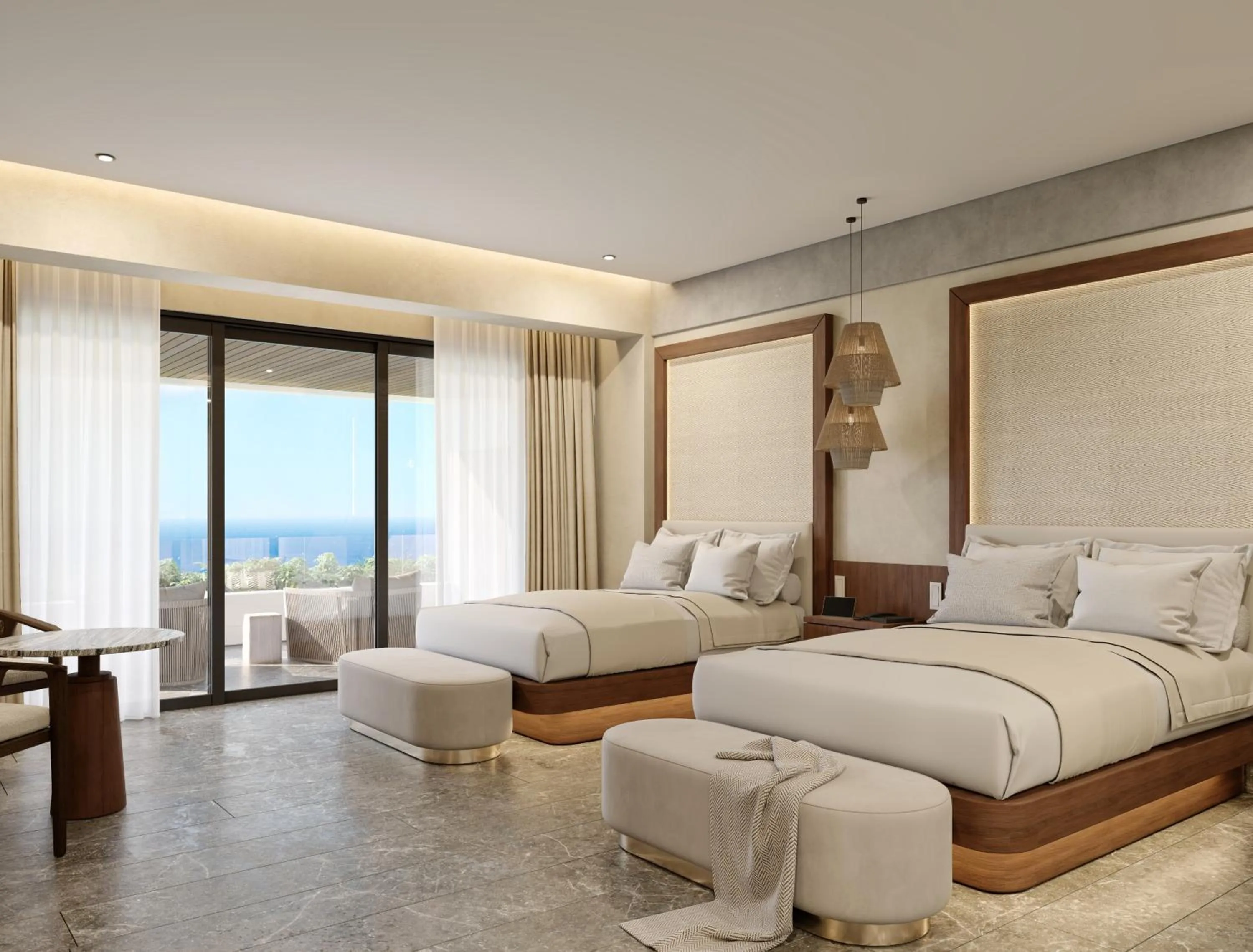 Bed in Secrets Mirabel Cancún Resort & Spa - Grand Opening!