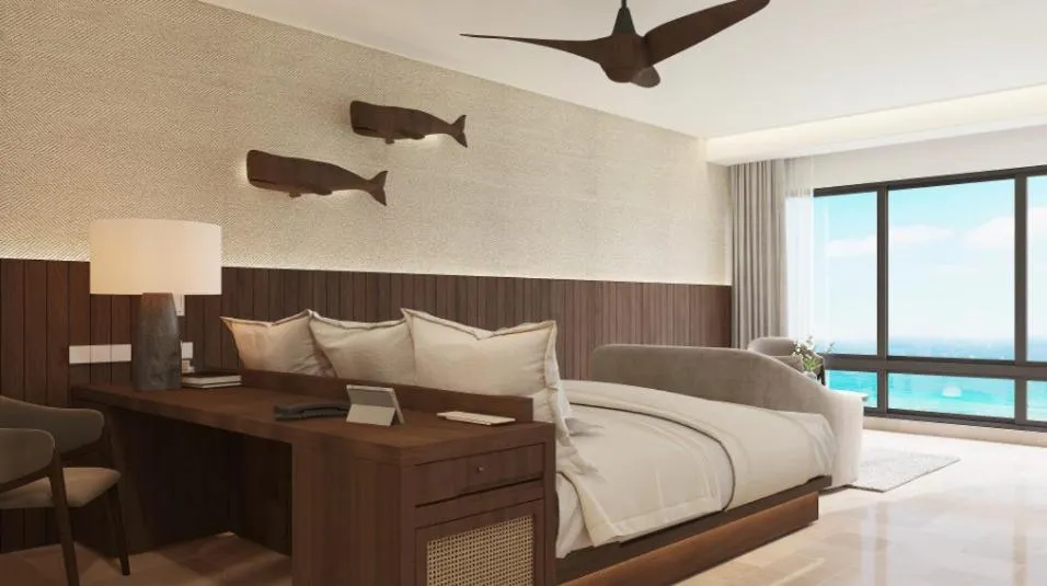 Bed in Secrets Mirabel Cancún Resort & Spa - Adults Only