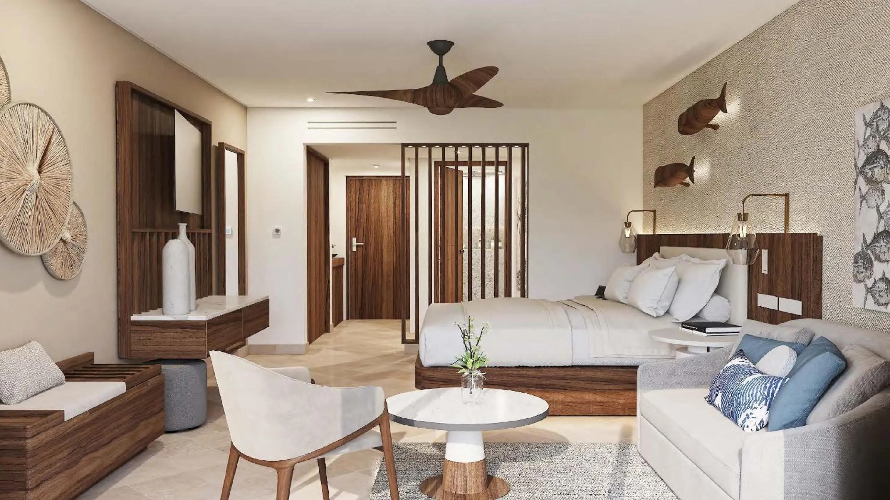 Bed in Secrets Mirabel Cancún Resort & Spa - Grand Opening!