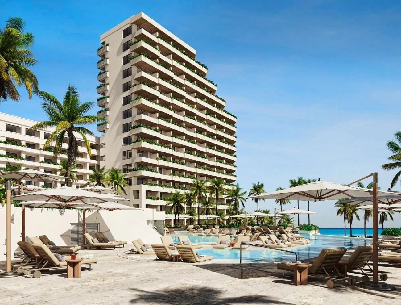 Property building in Secrets Mirabel Cancún Resort & Spa - Grand Opening!