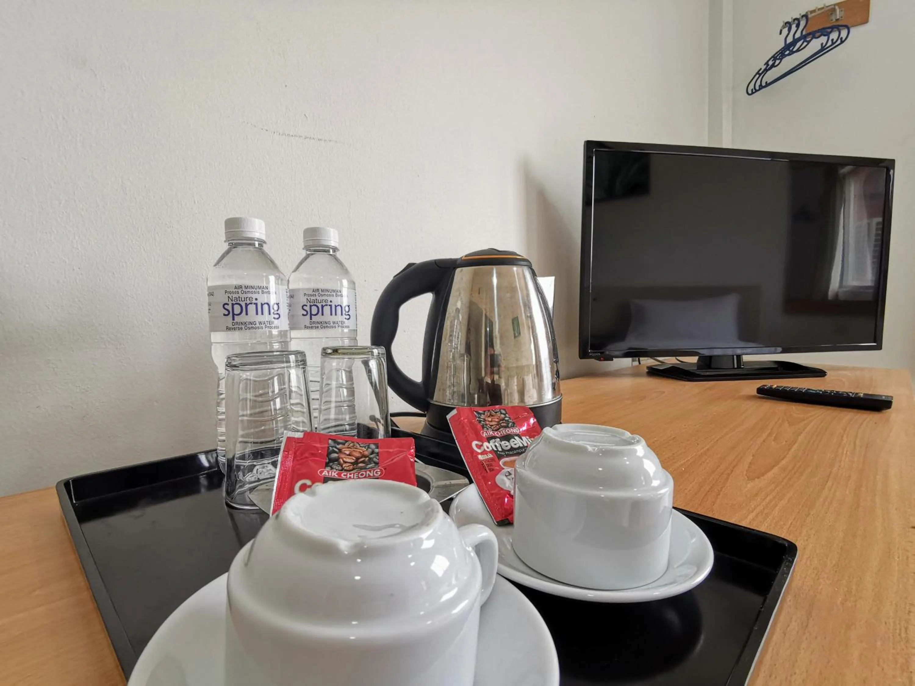 Coffee/tea facilities in De Ocean Hotel