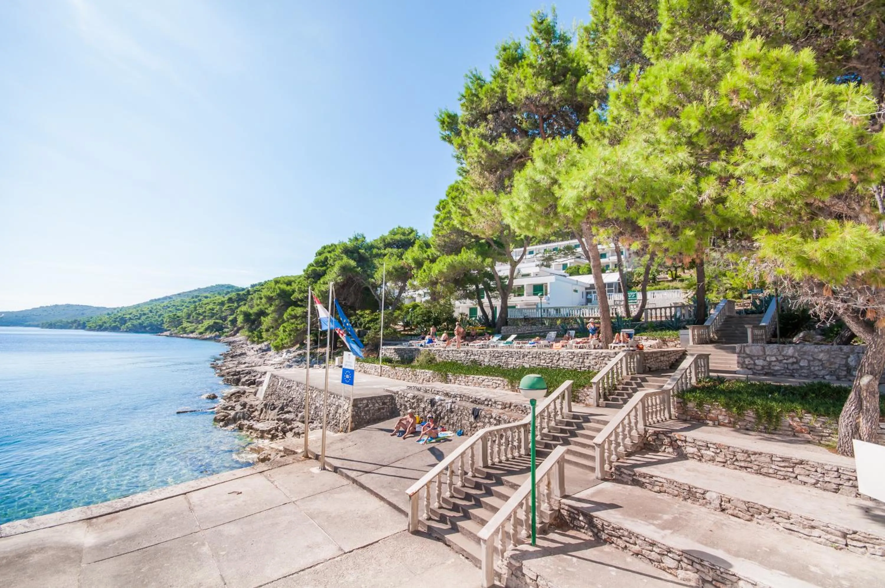 Patio in Hotel Mirta