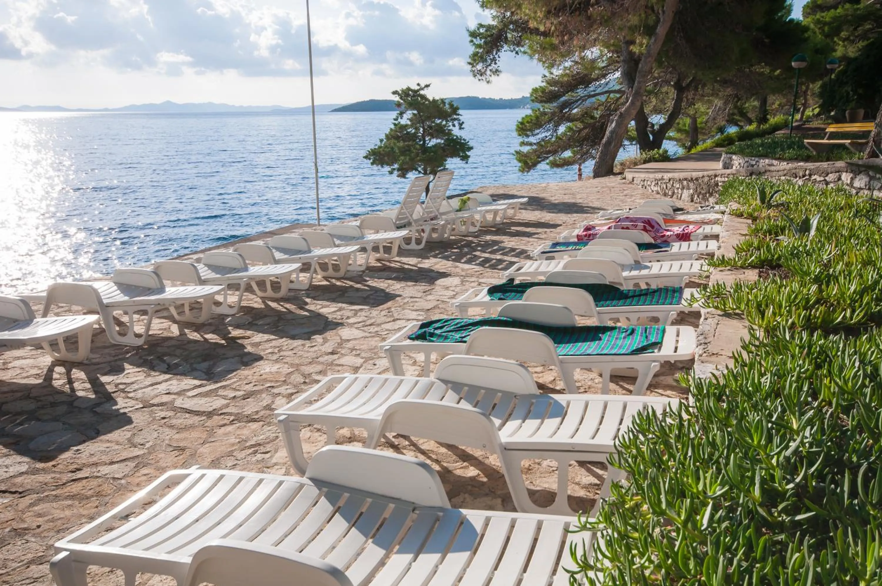 Patio in Hotel Mirta