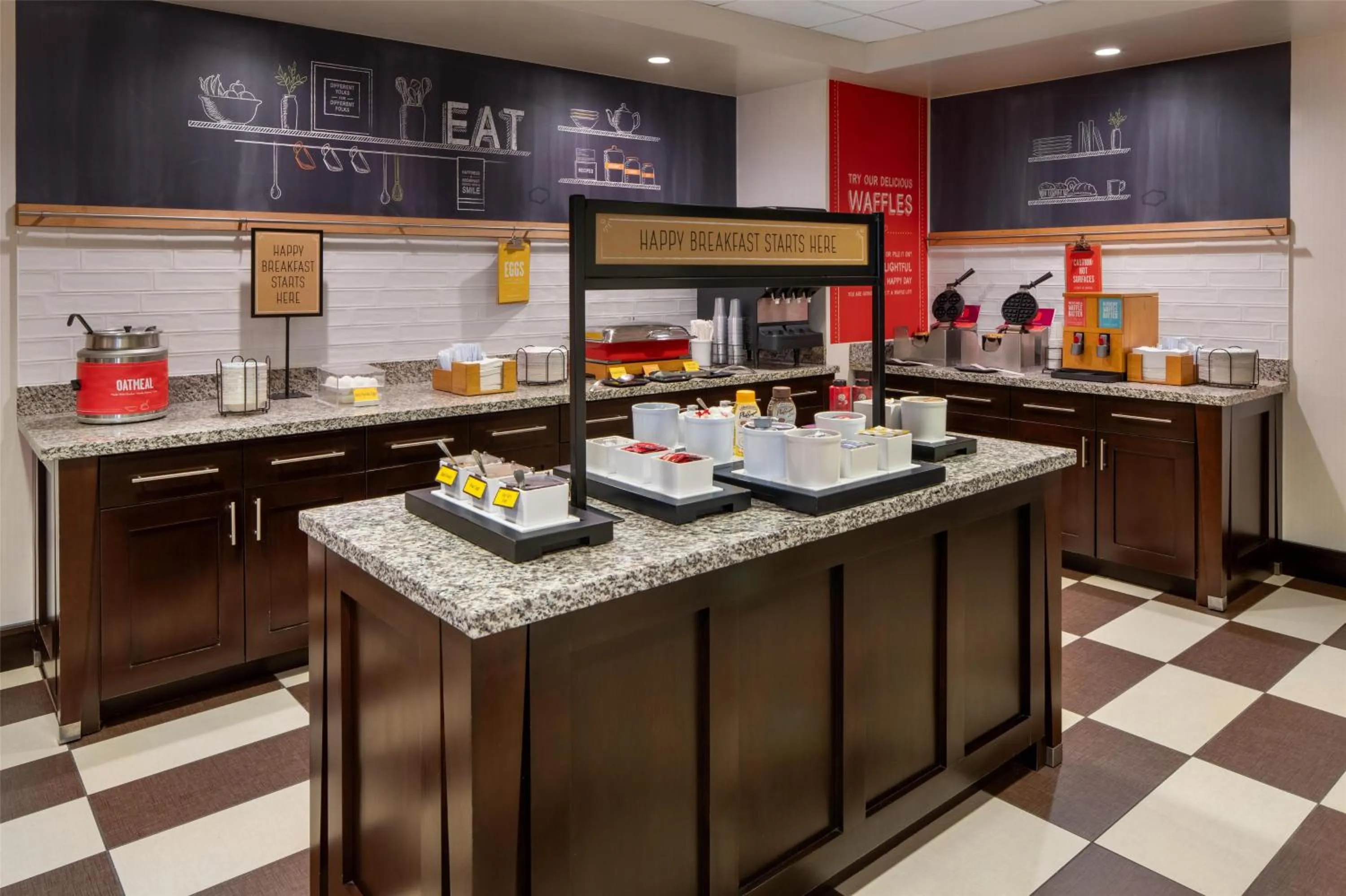 Breakfast in Hampton Inn Seneca Falls