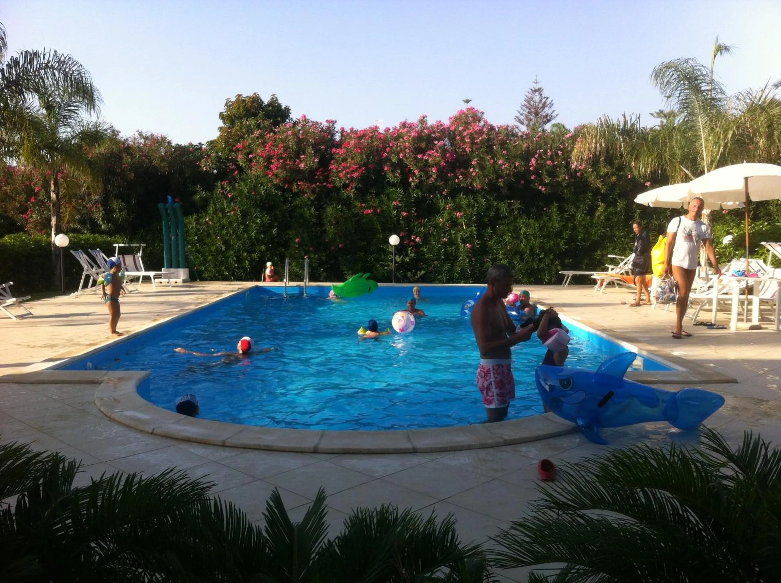 Swimming pool in C'era Una Volta