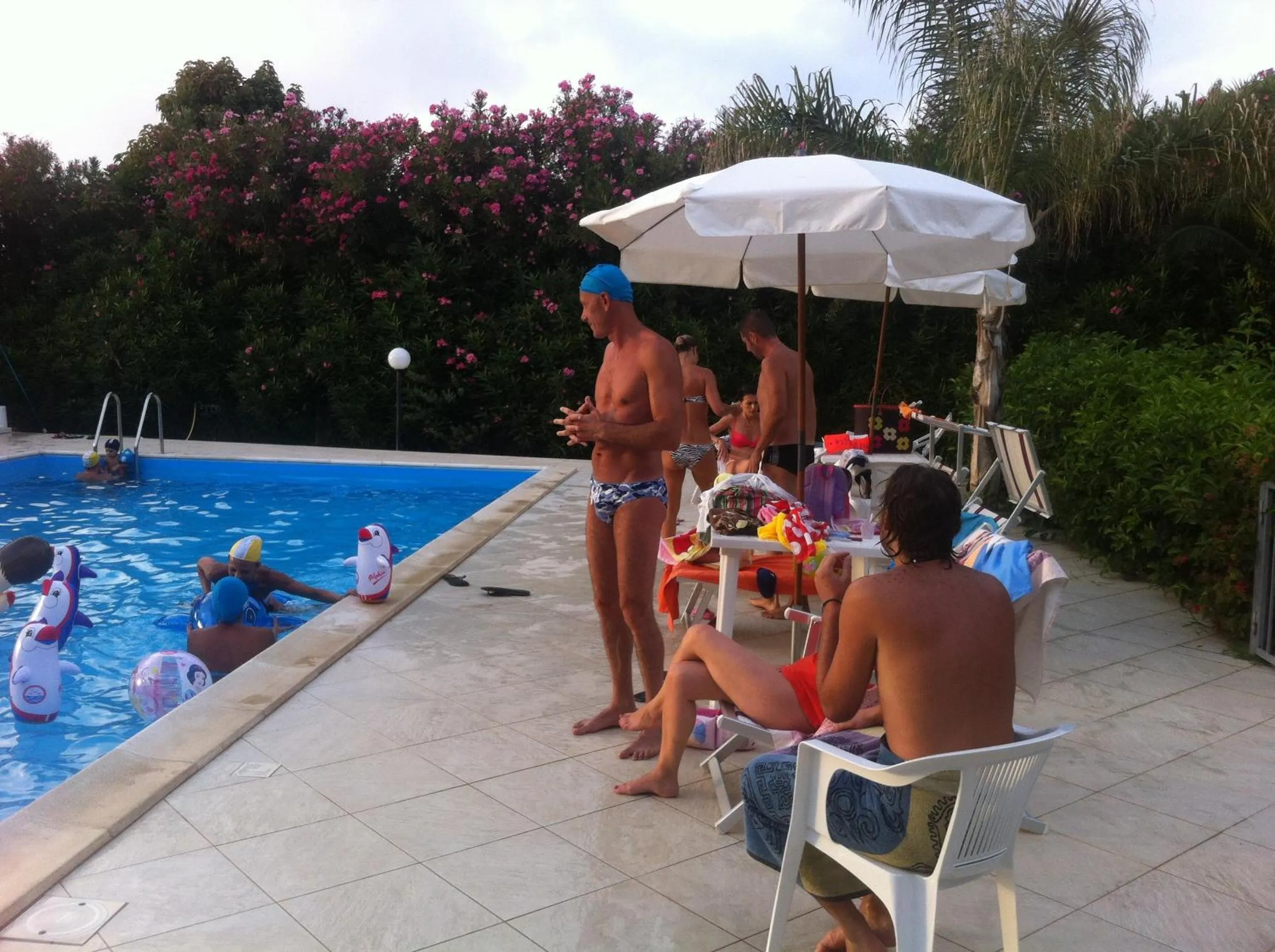 Swimming pool in C'era Una Volta