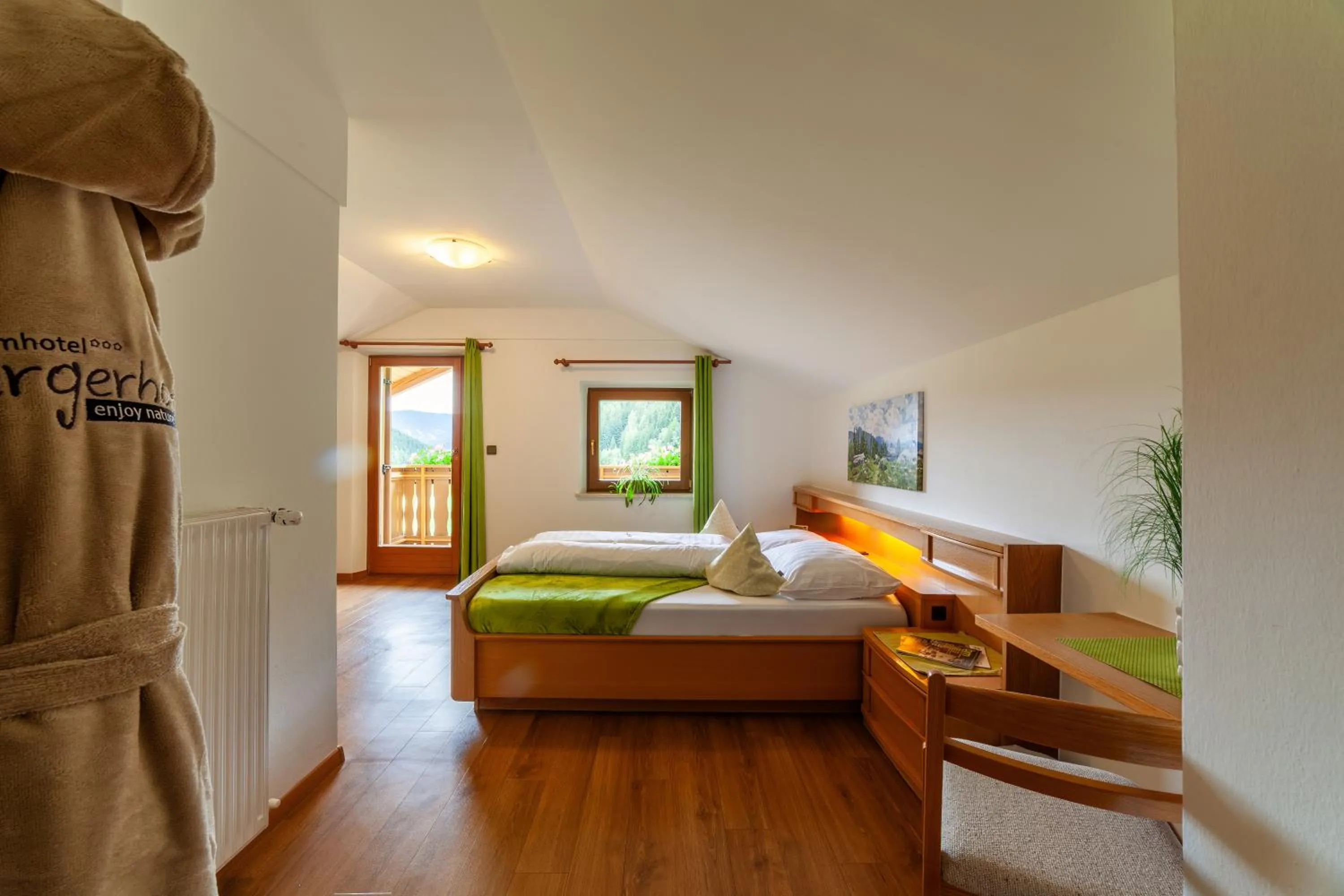 Bed in Almhotel Bergerhof