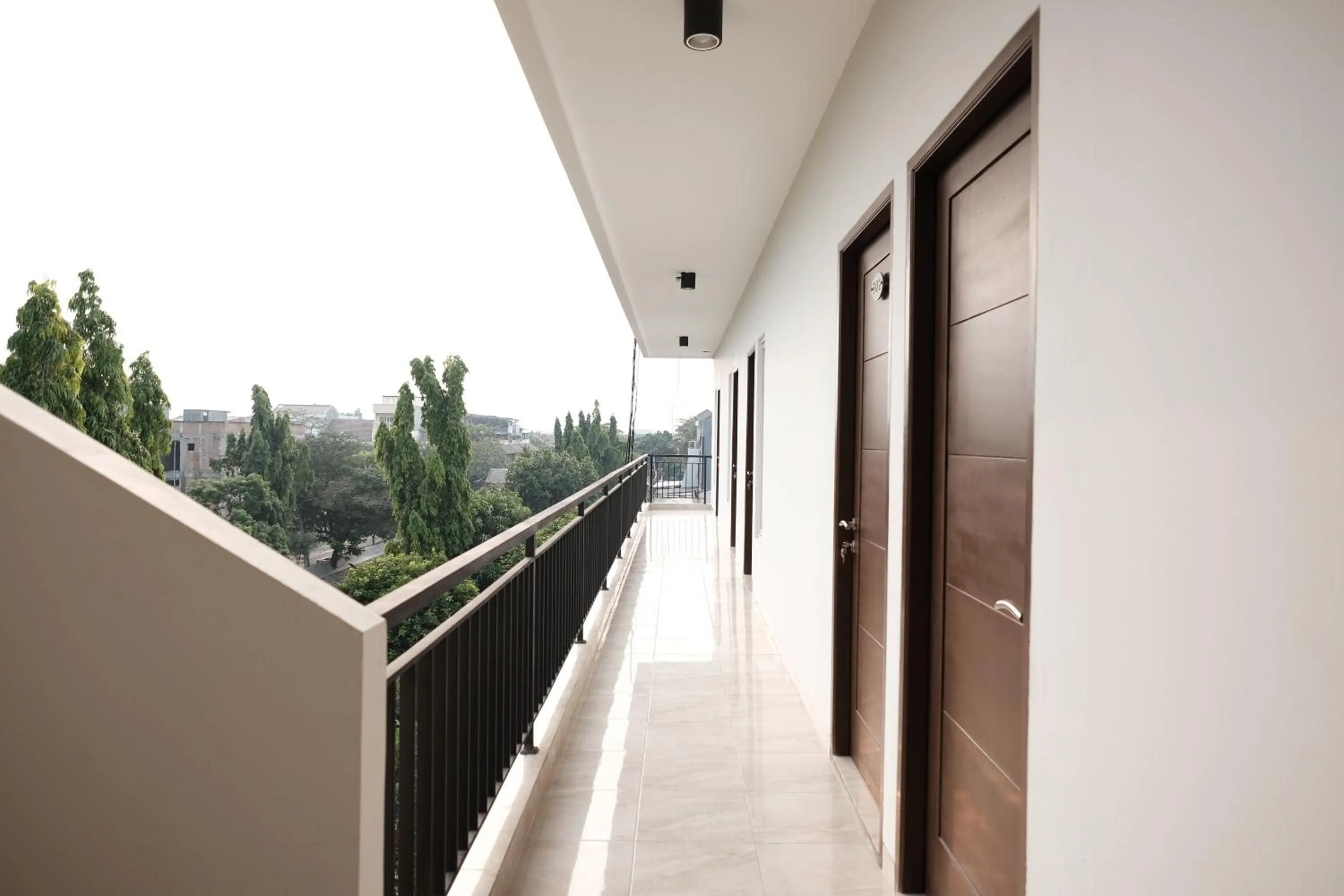 Balcony/Terrace in RedDoorz near Taman Palem