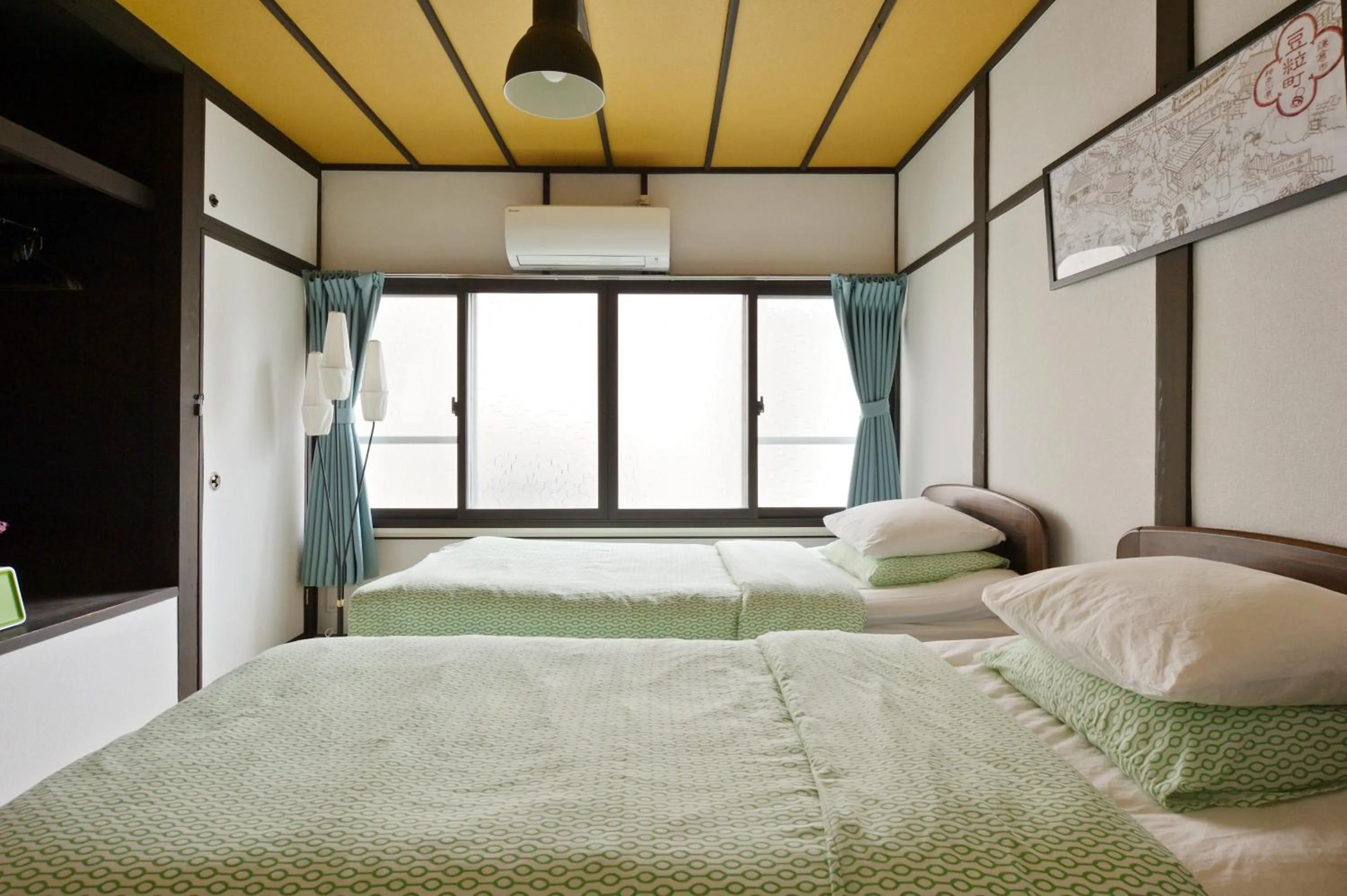 Bed in Konpeito House
