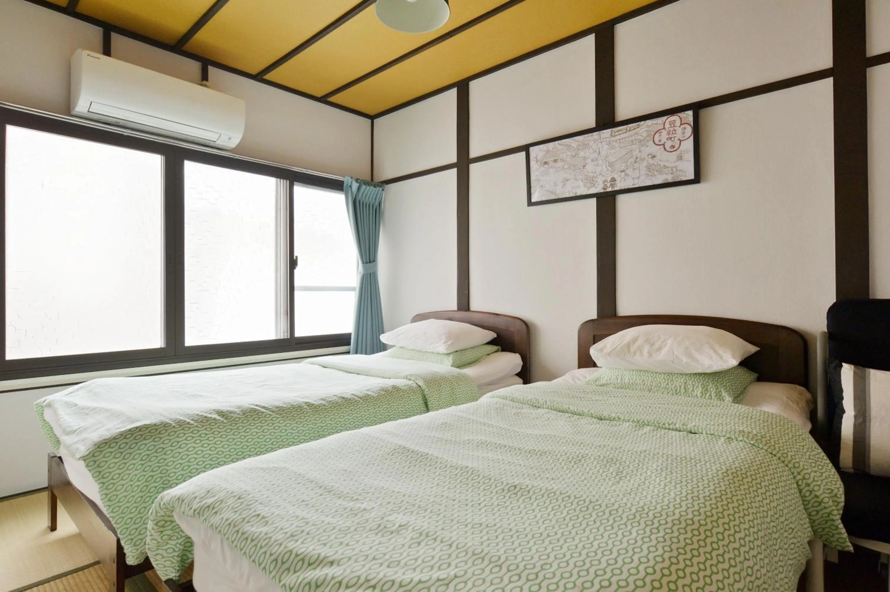 Bed in Konpeito House
