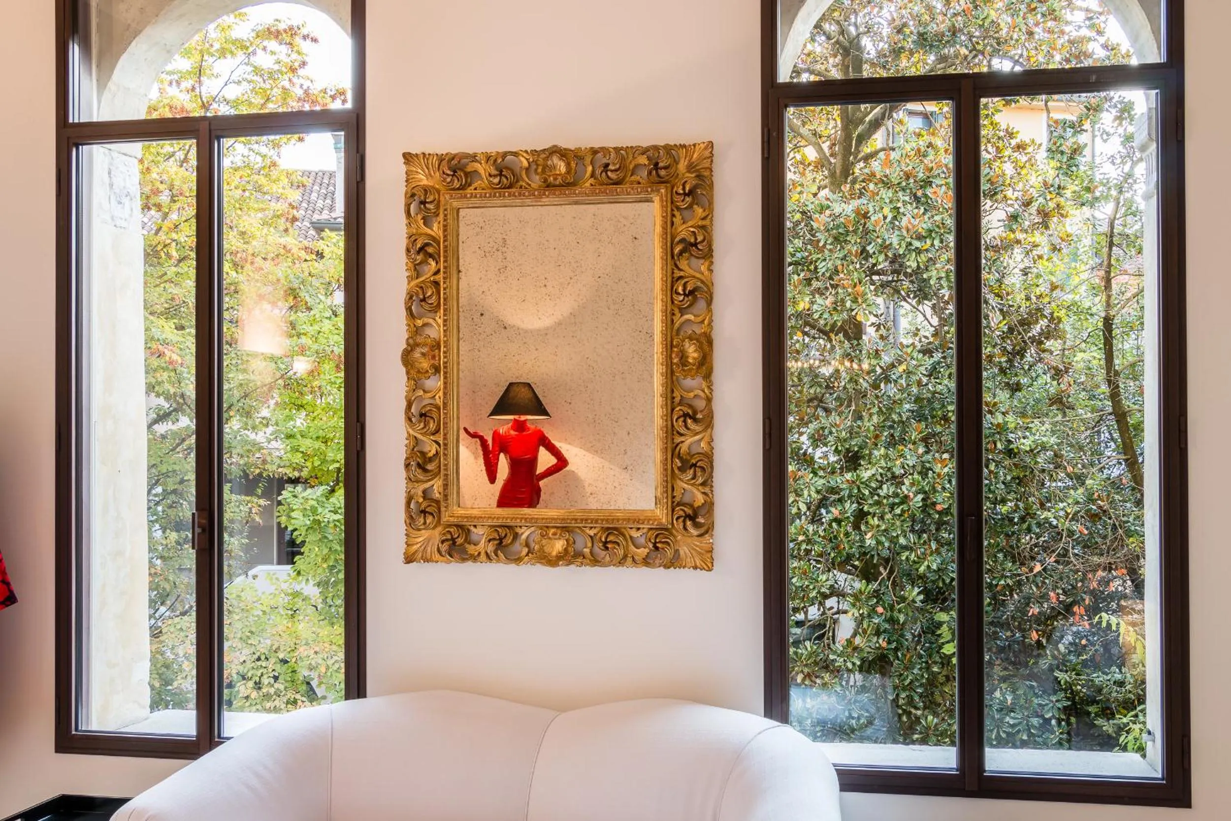 Living room, Bed in Collalto24