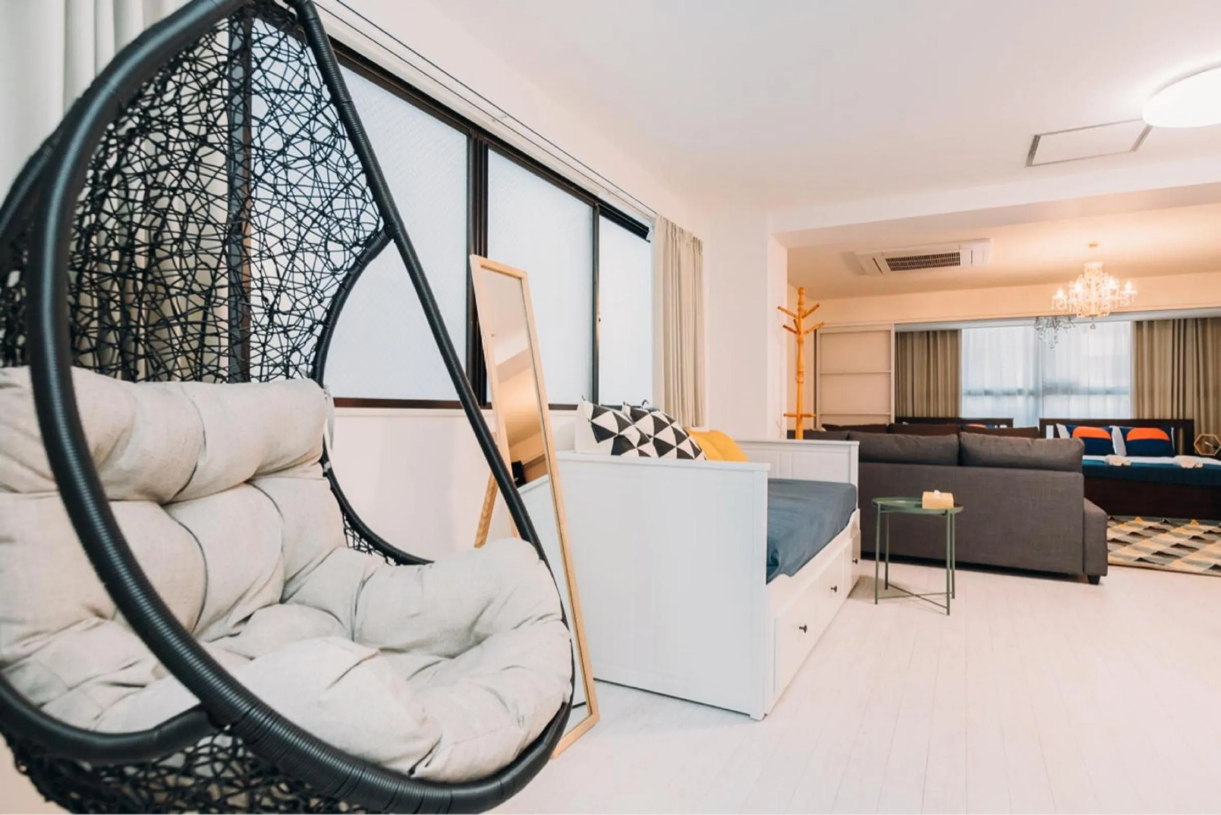 Dining area in Higobashi AFP Apartment