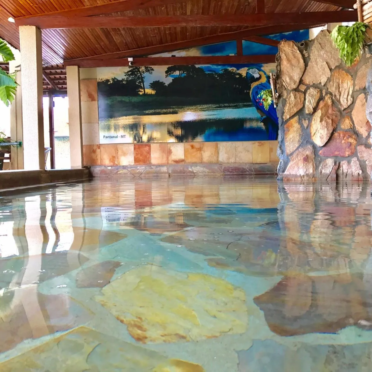 Swimming pool in Rio das Pedras Thermas Hotel