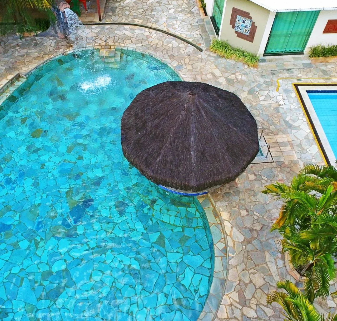 Pool view in Rio das Pedras Thermas Hotel