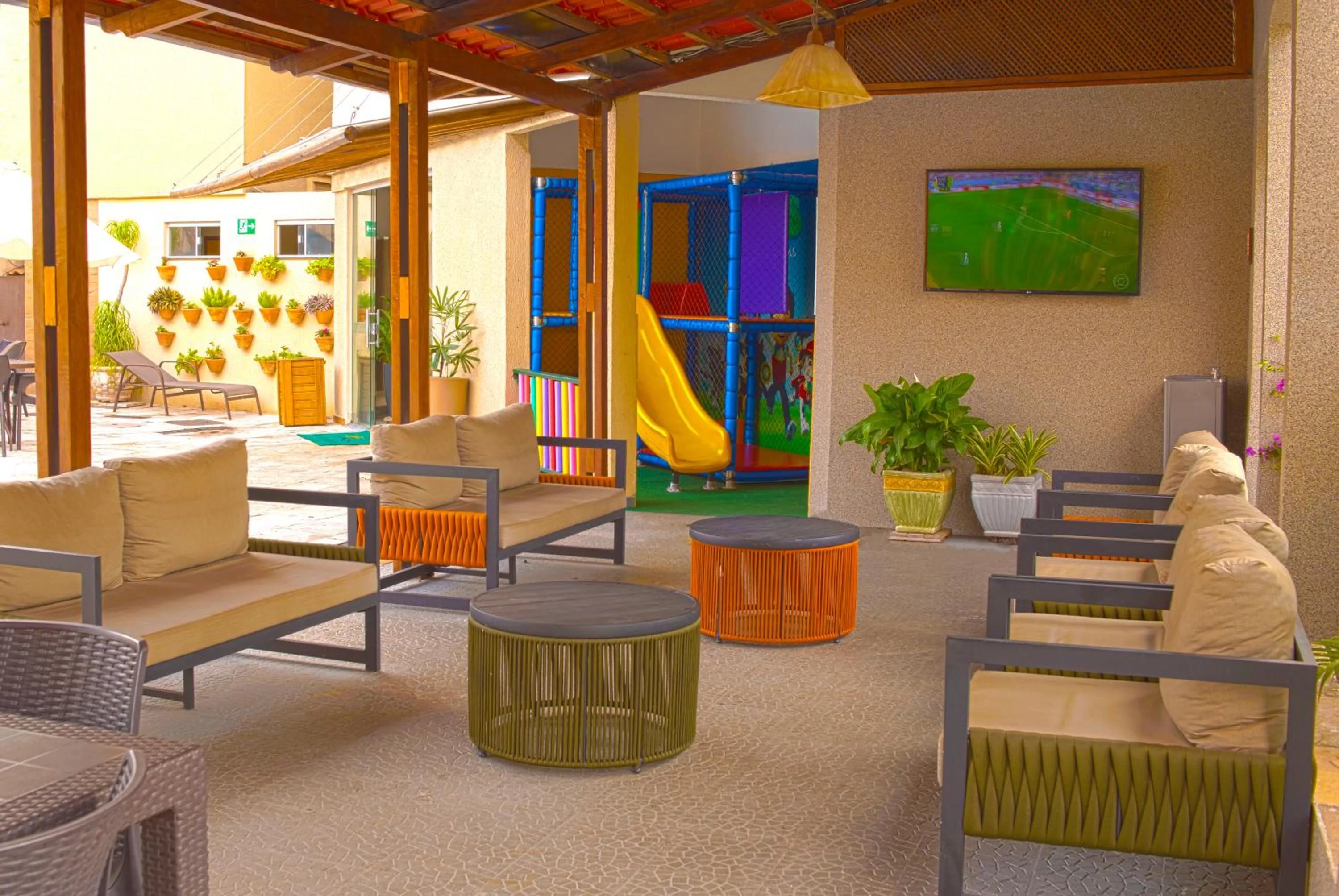 Aqua park in Rio das Pedras Thermas Hotel